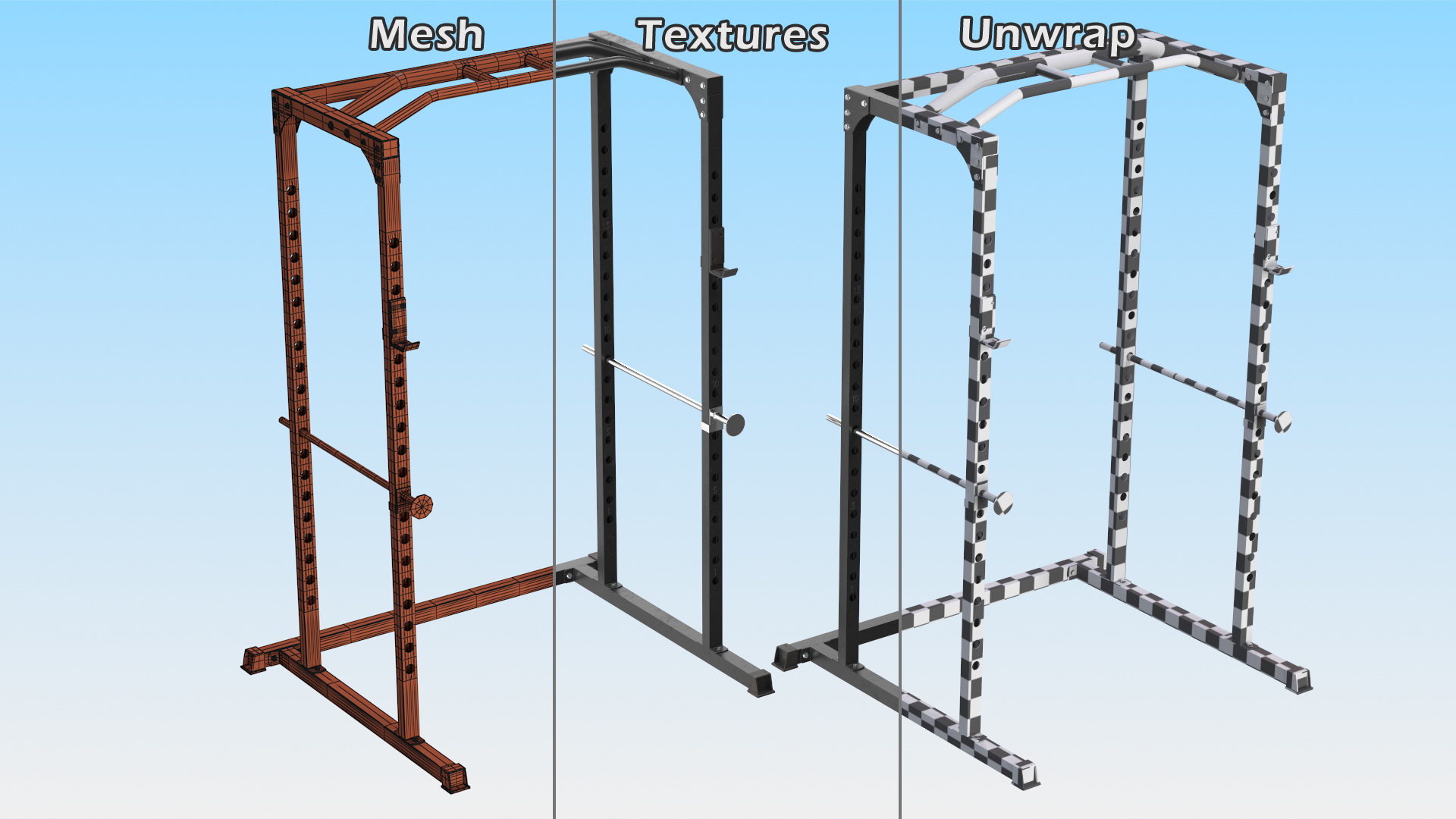 3D Power Cage Black