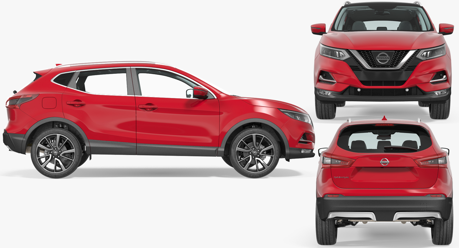 Nissan Qashqai 2017 3D model