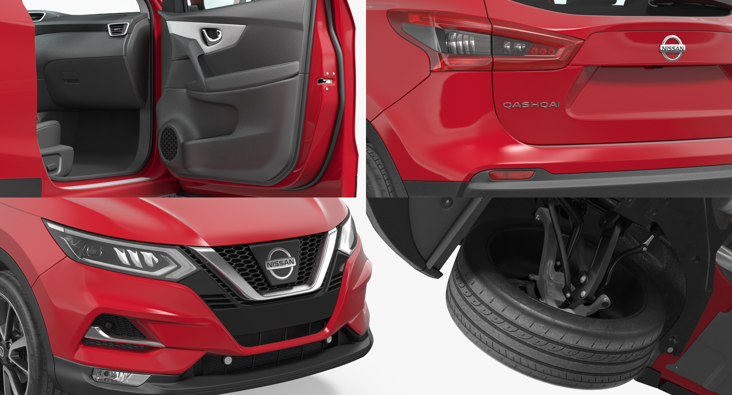 Nissan Qashqai 2017 3D model