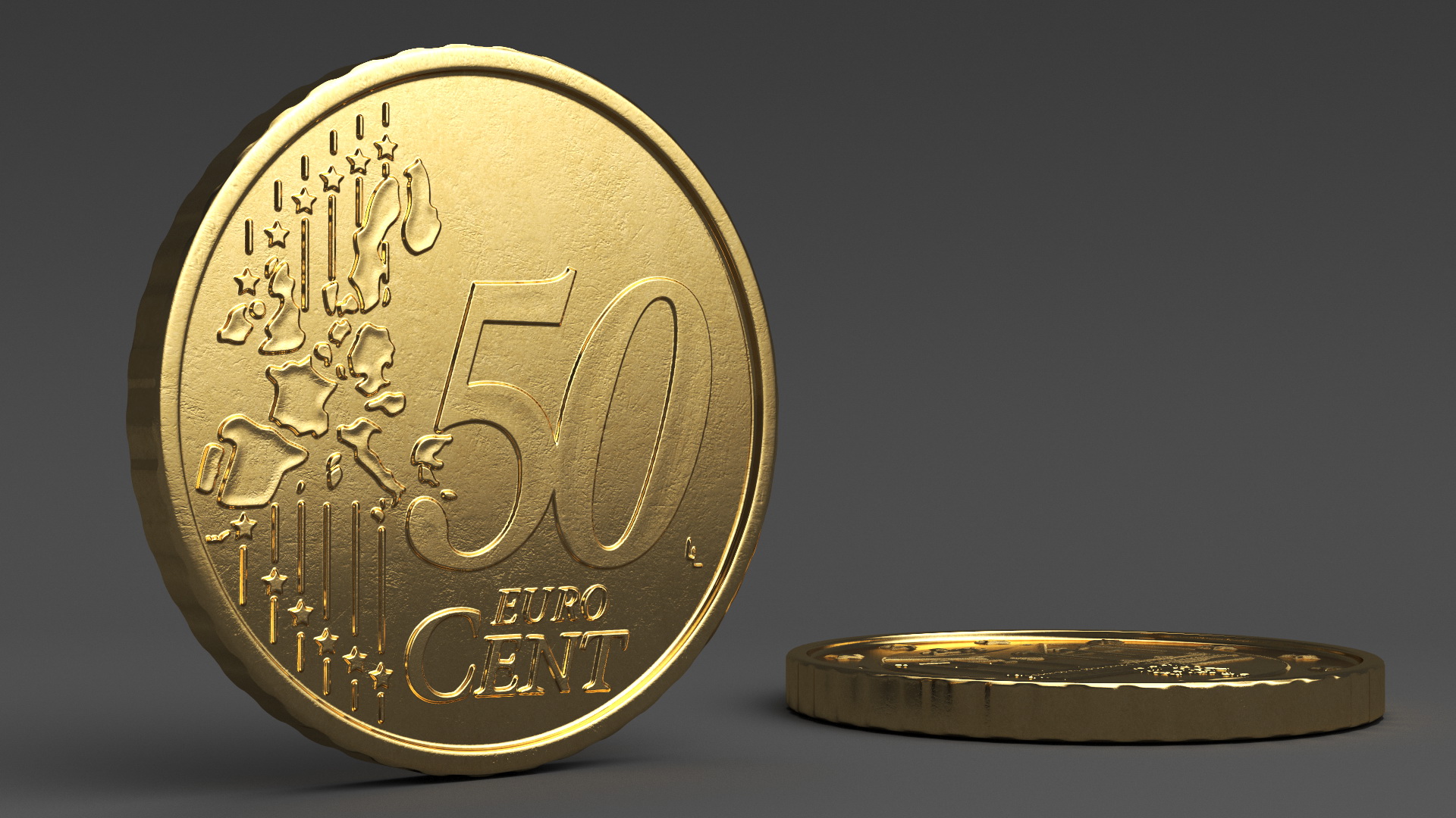 3D model Germany 50 Cent