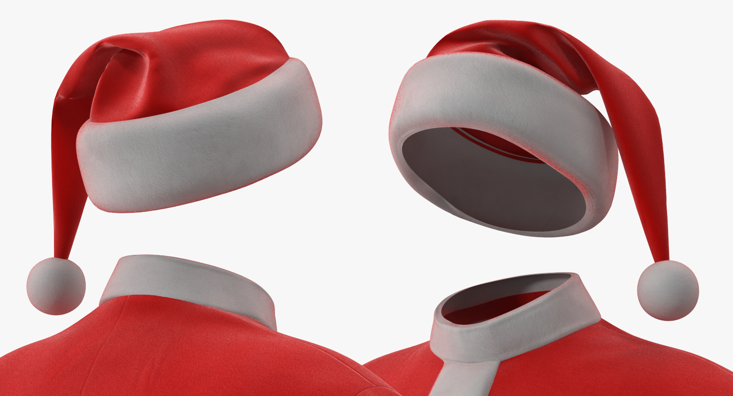Santa Claus Costume 3D model