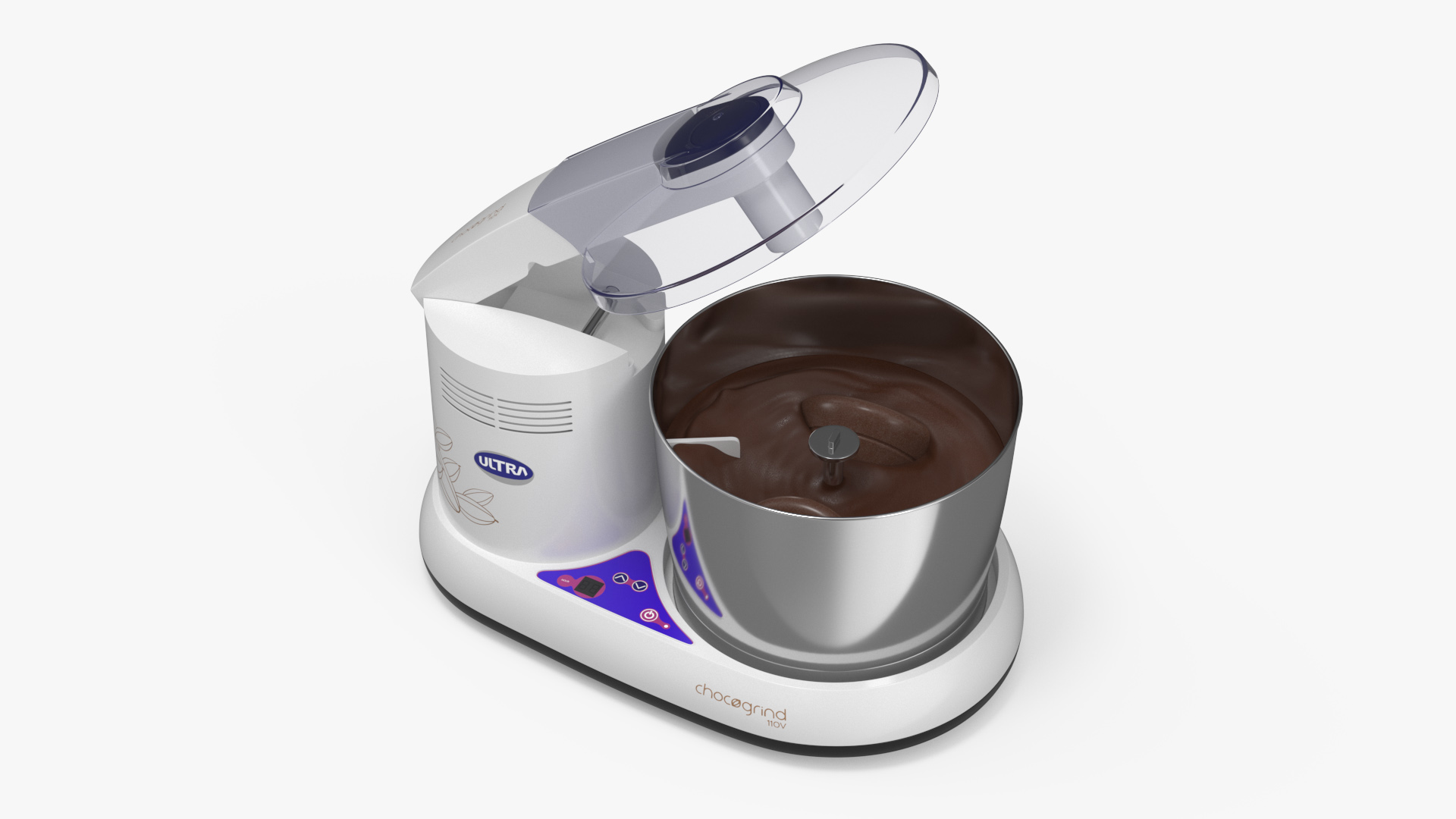 3D Melangeur Elgi Ultra Chocogrind 110V Blue with Chocolate