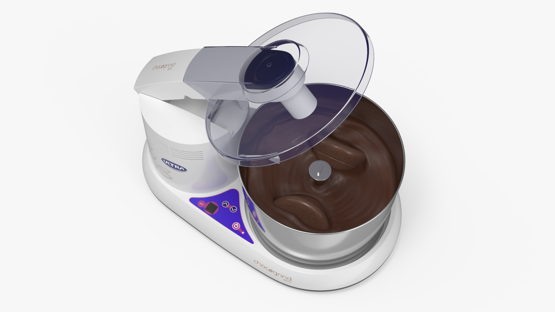 3D Melangeur Elgi Ultra Chocogrind 110V Blue with Chocolate