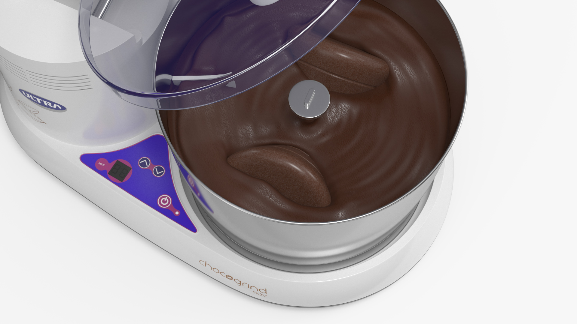 3D Melangeur Elgi Ultra Chocogrind 110V Blue with Chocolate