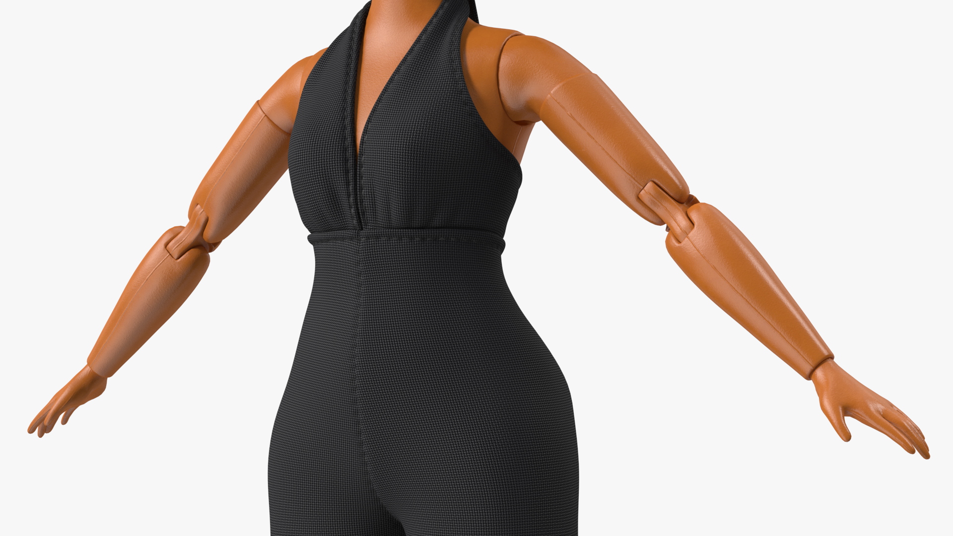 Barbie Looks Doll Elle GTD91 Dressed Fur Rigged 3D