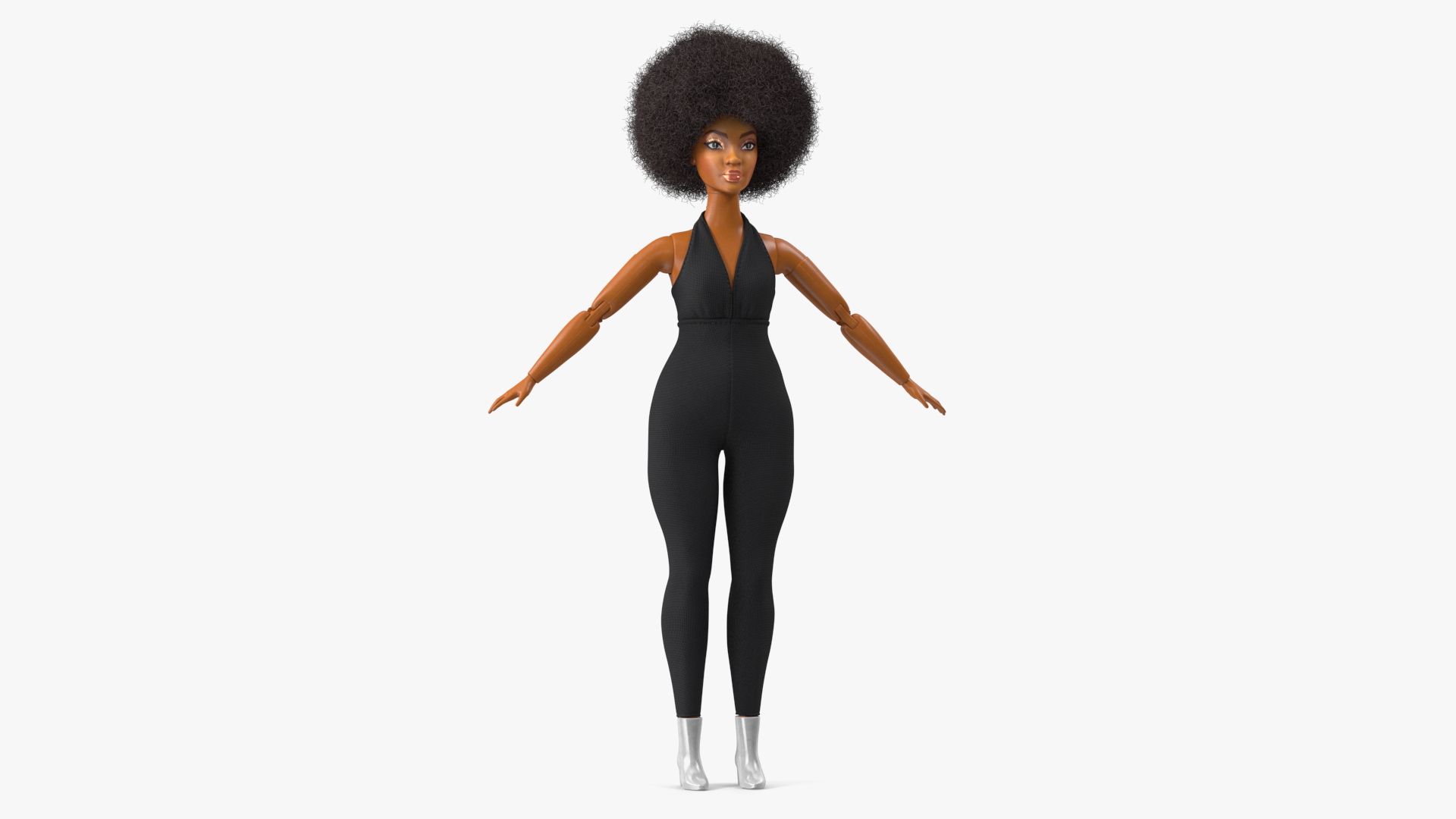 Barbie Looks Doll Elle GTD91 Dressed Fur Rigged 3D