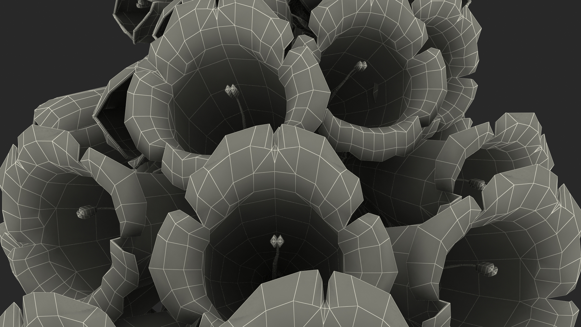 3D Digitalis Purpurea Albiflora model