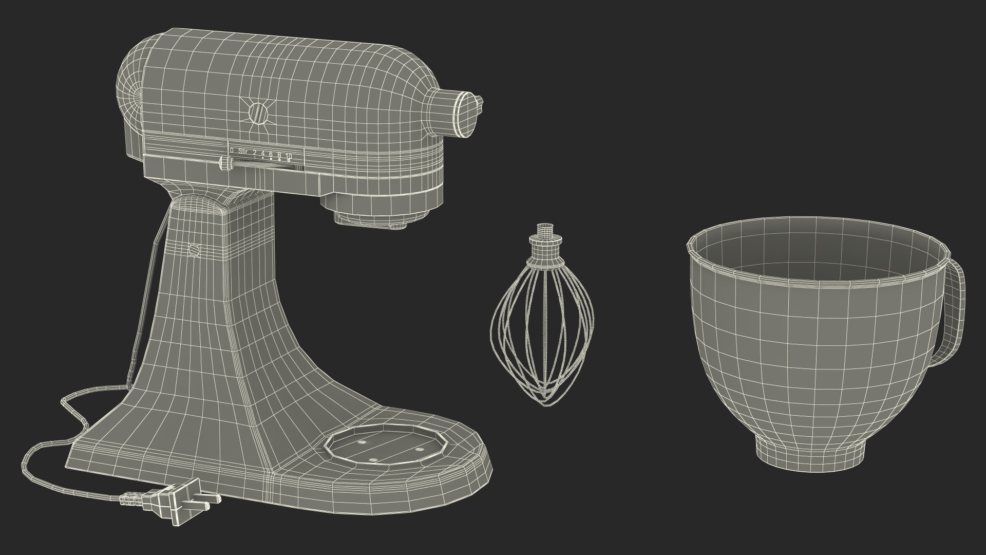 3D model Classic Stand Mixer KitchenAid