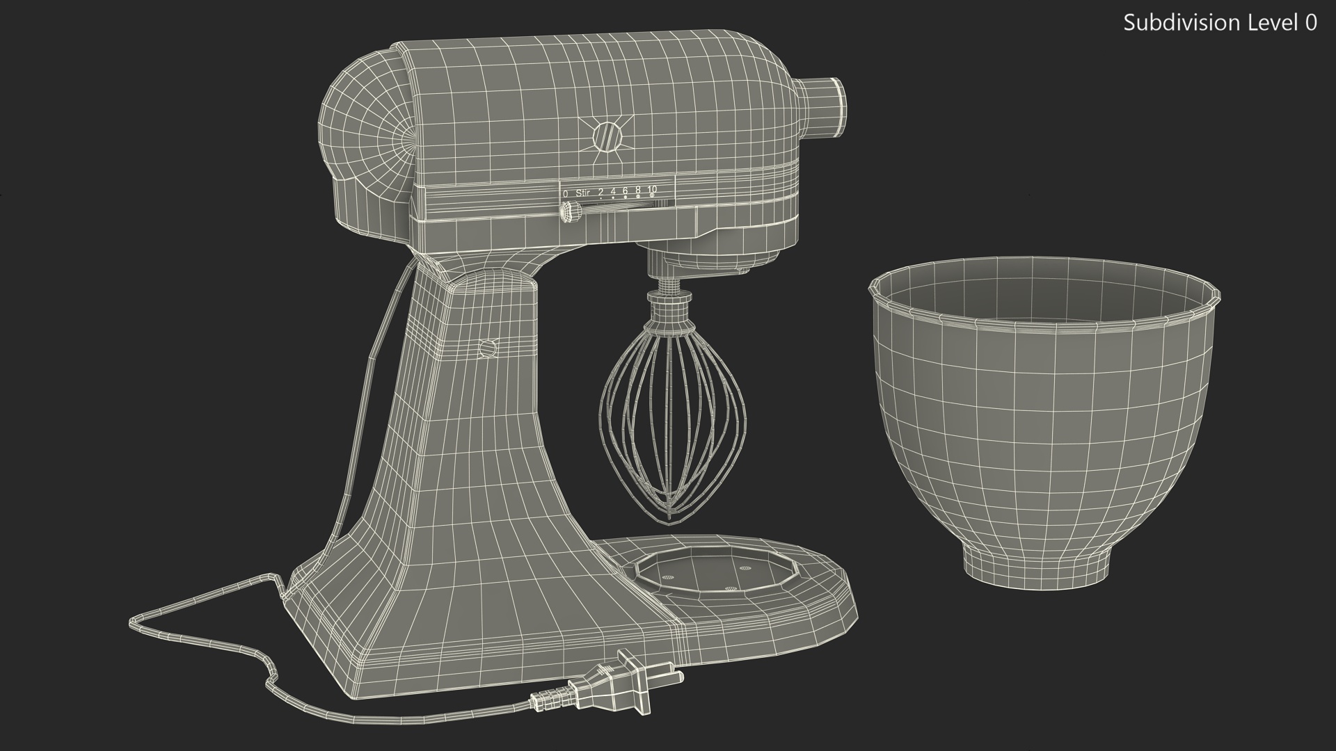 3D model Classic Stand Mixer KitchenAid