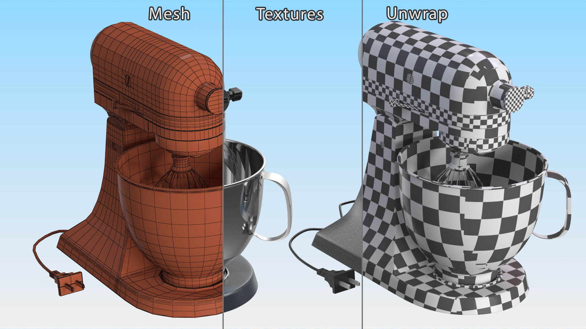 3D model Classic Stand Mixer KitchenAid