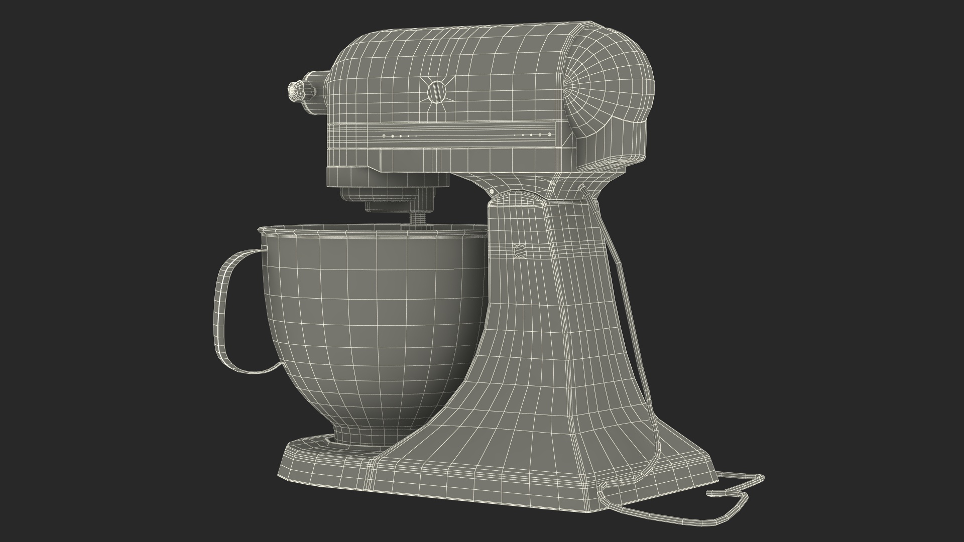 3D model Classic Stand Mixer KitchenAid
