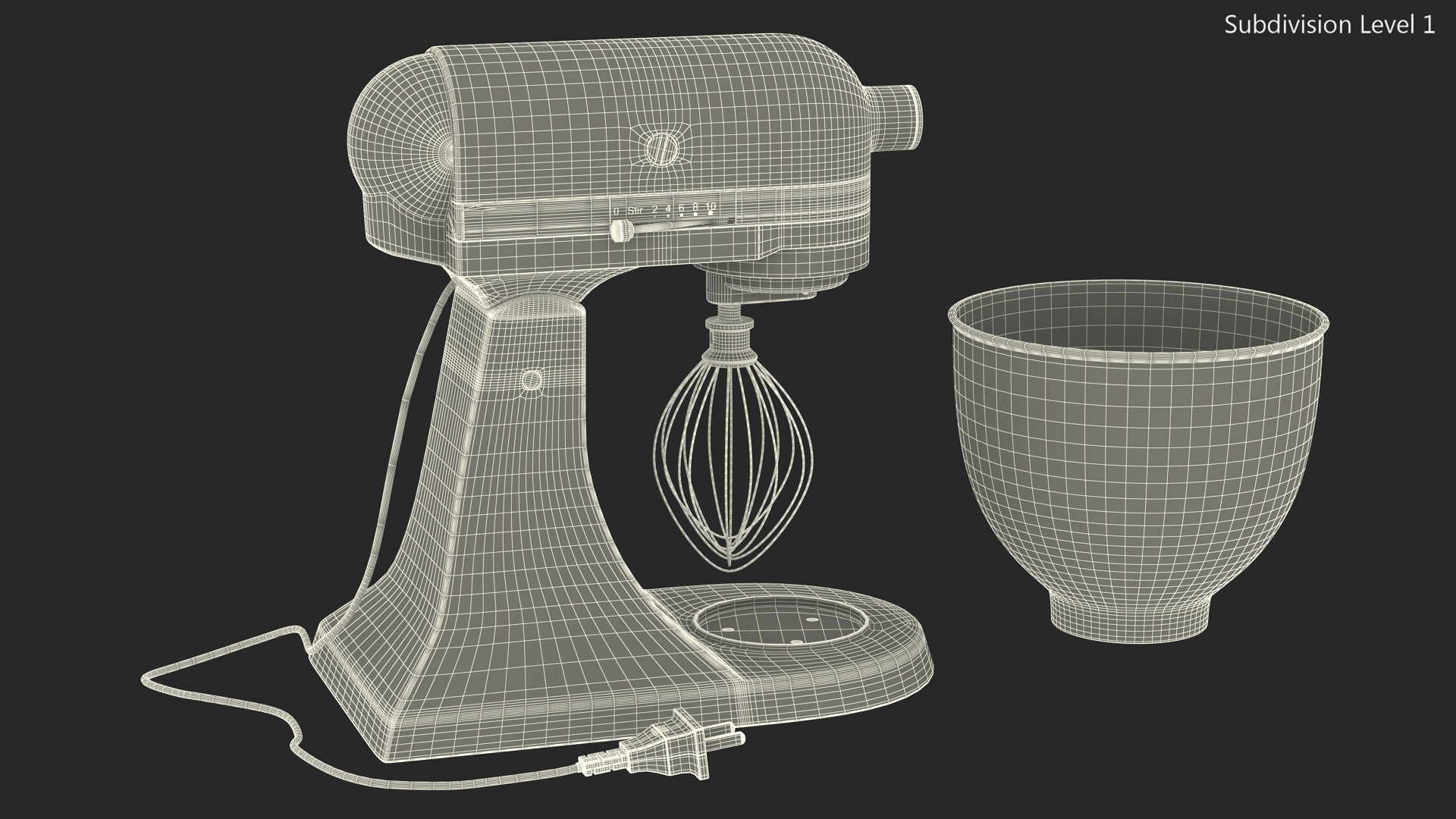 3D model Classic Stand Mixer KitchenAid