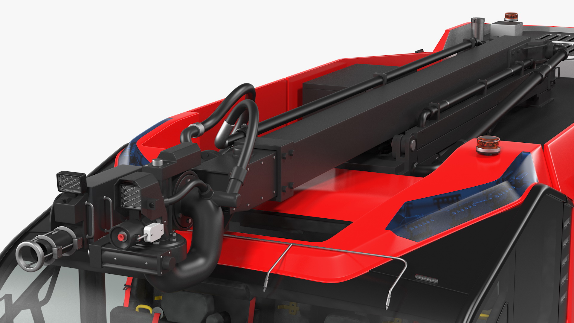 3D Rosenbauer Panther 6x6 Firefighting Truck