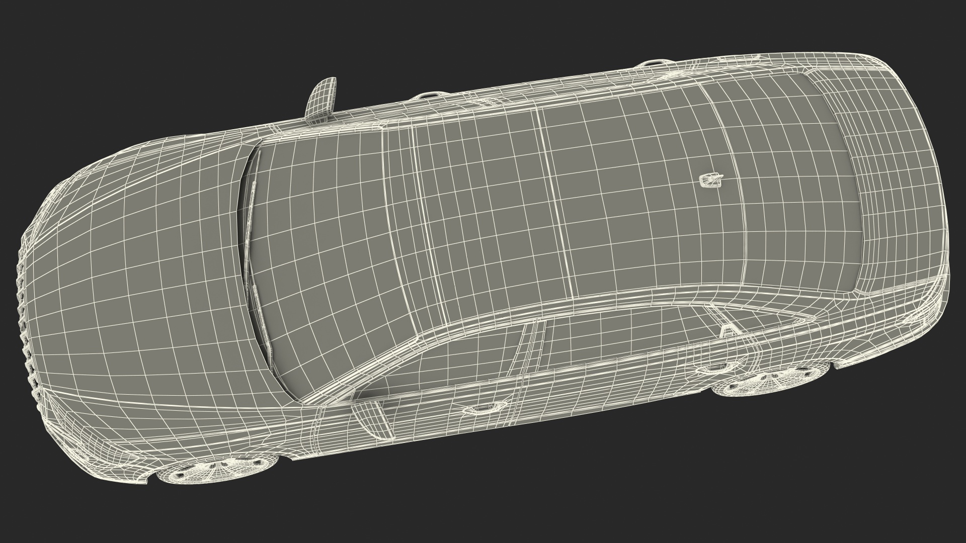 3D Ultra Luxury Sedan model
