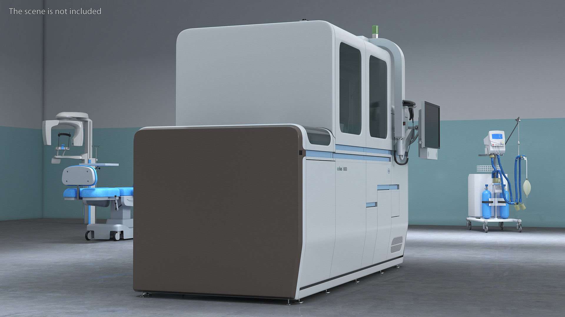 3D model Roche Cobas 6800 Molecular Analyzer