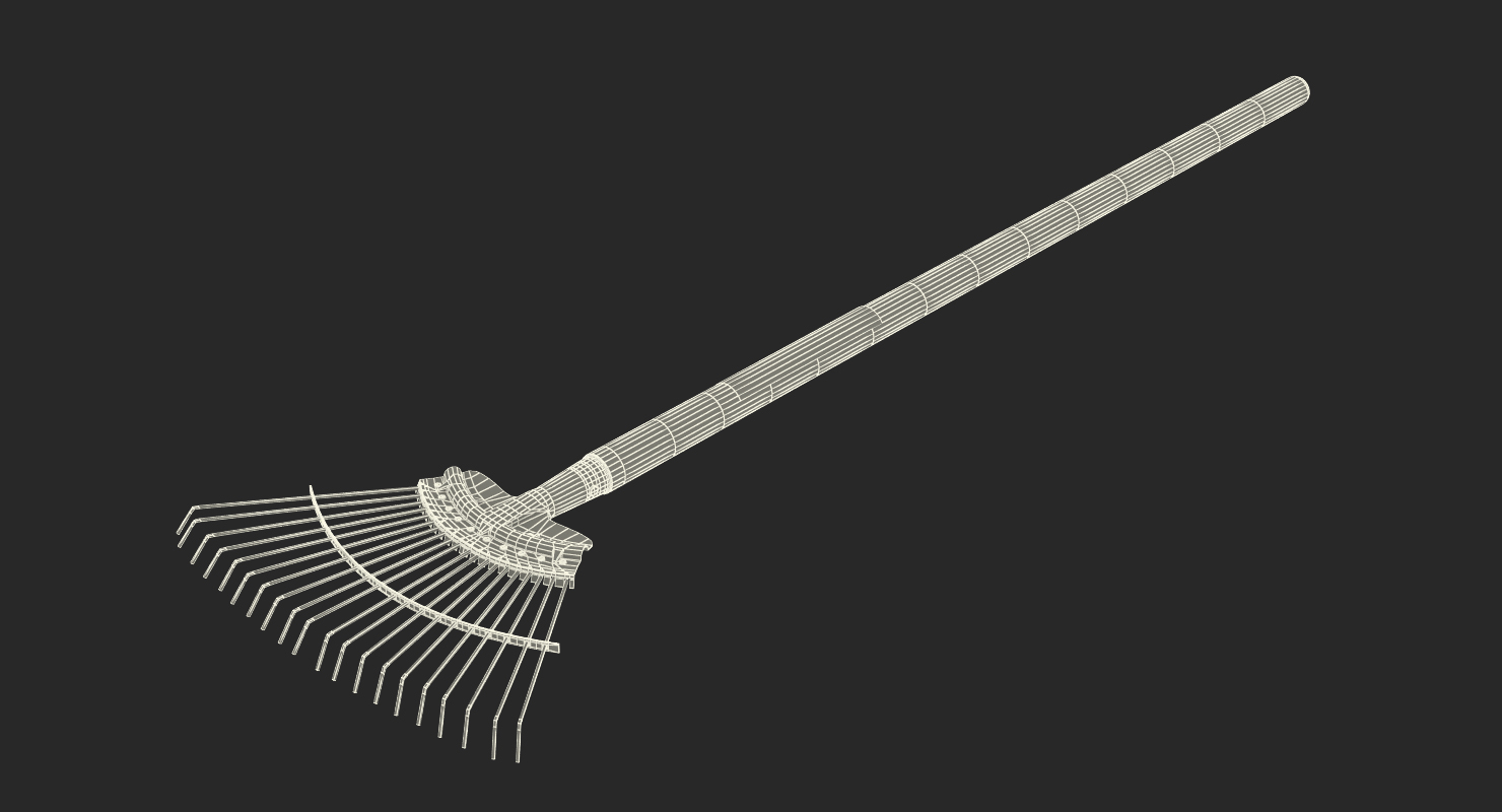 Springbok Rake Bulldog Gardening Tool 3D