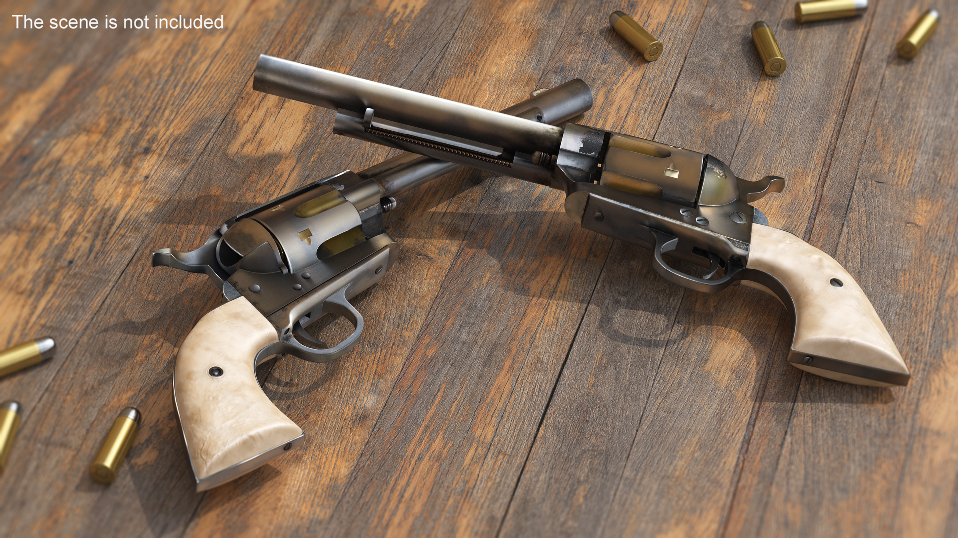 3D Western Revolver