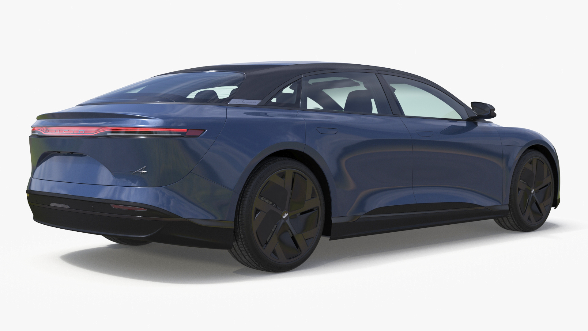 Lucid Electric Cars on EVgo Fast Charging Station 3D model