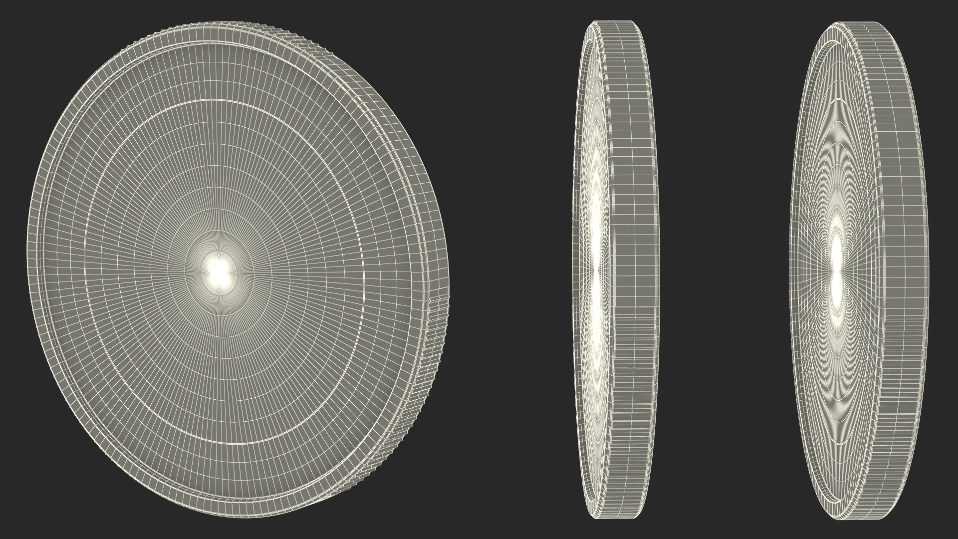 Italian 1 Euro Coin 3D model