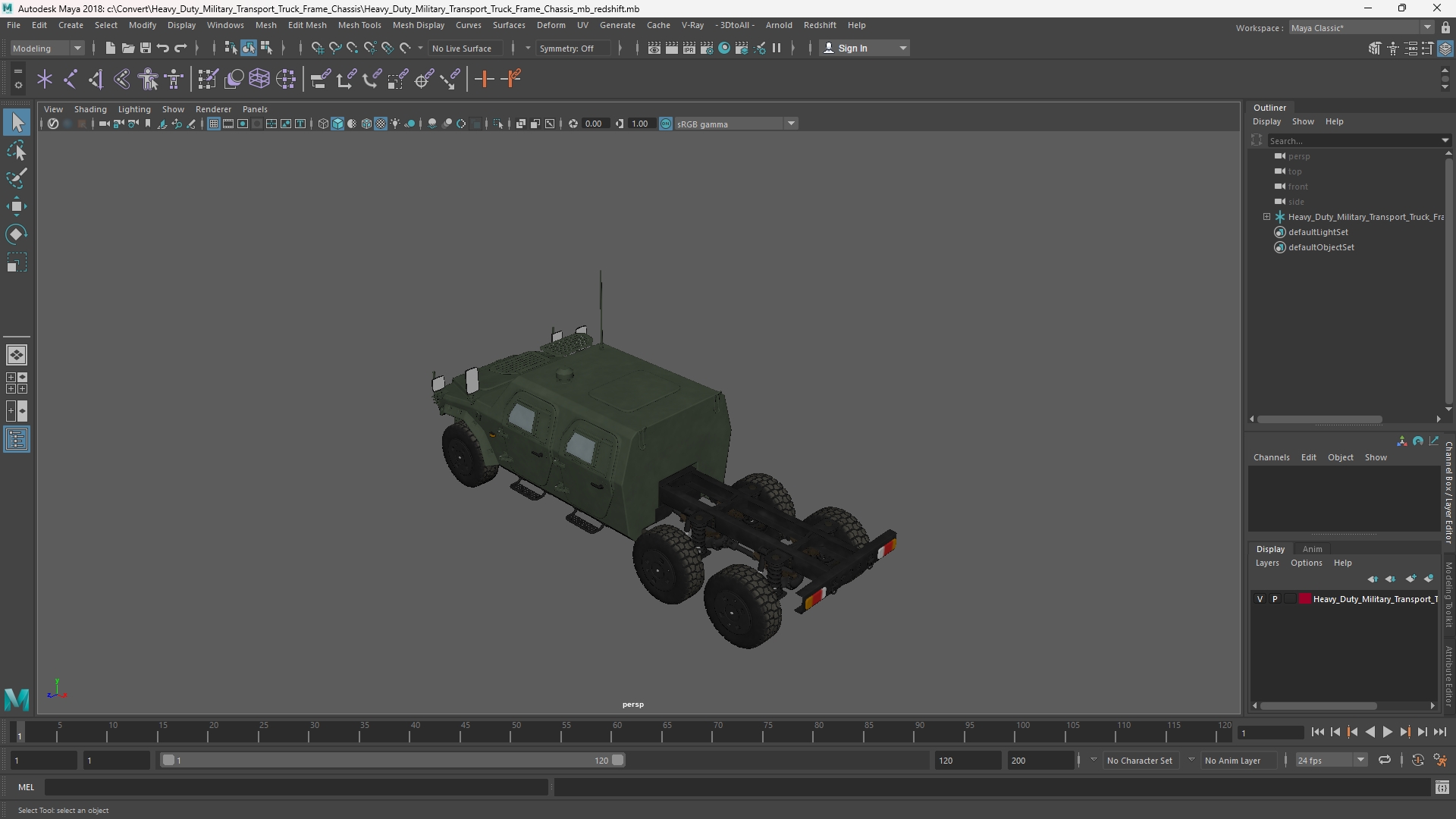 Heavy Duty Military Transport Truck Frame Chassis - view 11