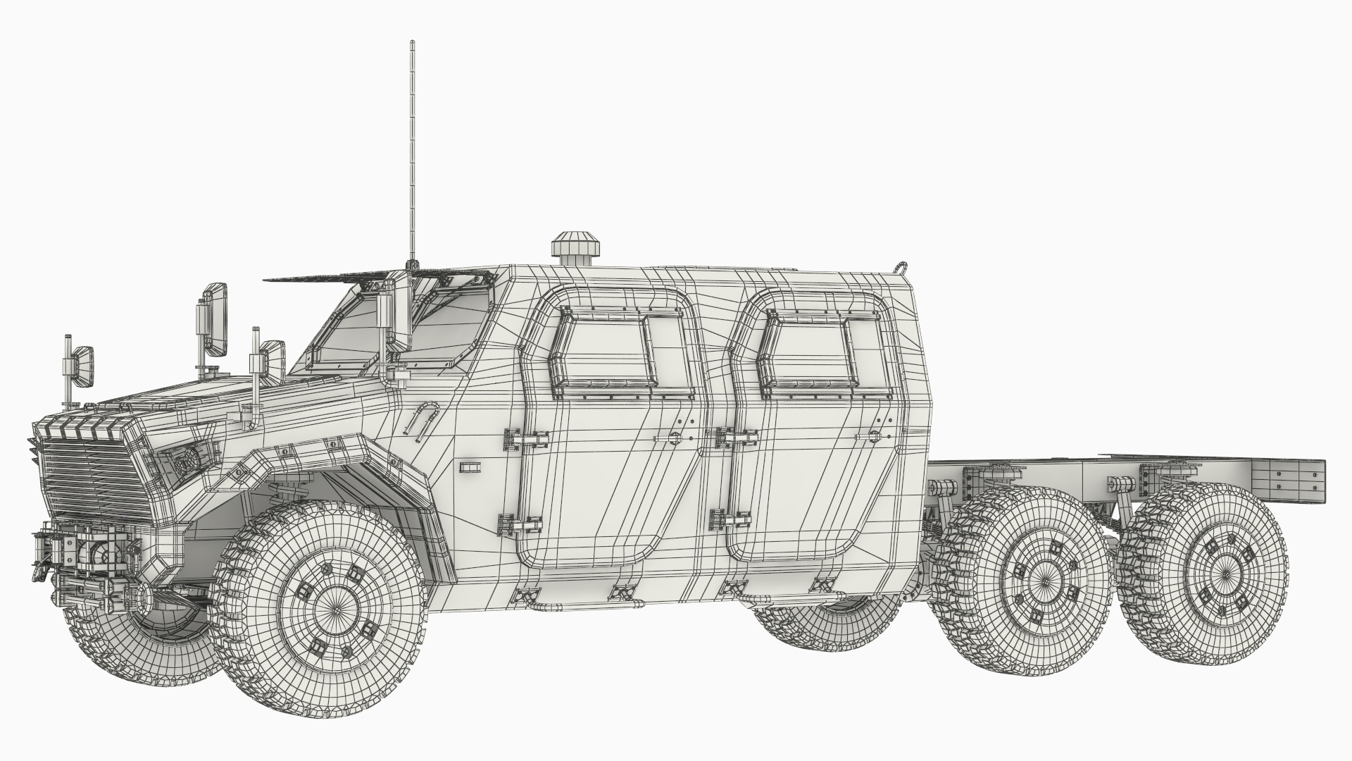 Heavy Duty Military Transport Truck Frame Chassis - view 6
