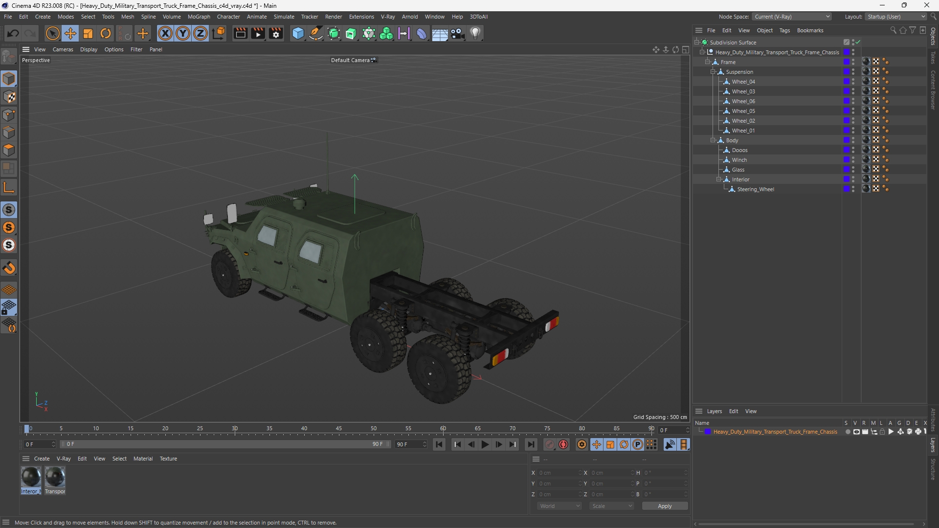 Heavy Duty Military Transport Truck Frame Chassis - view 12