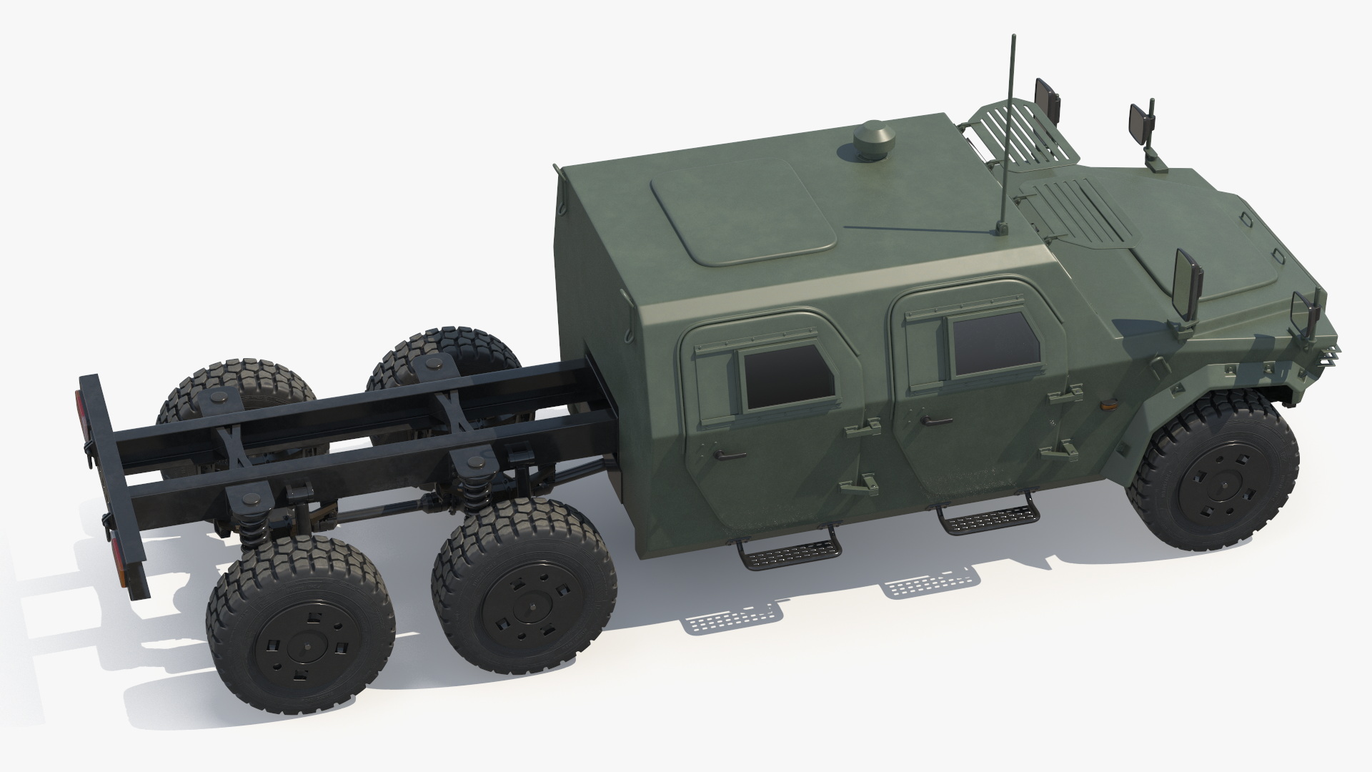 Heavy Duty Military Transport Truck Frame Chassis - view 3