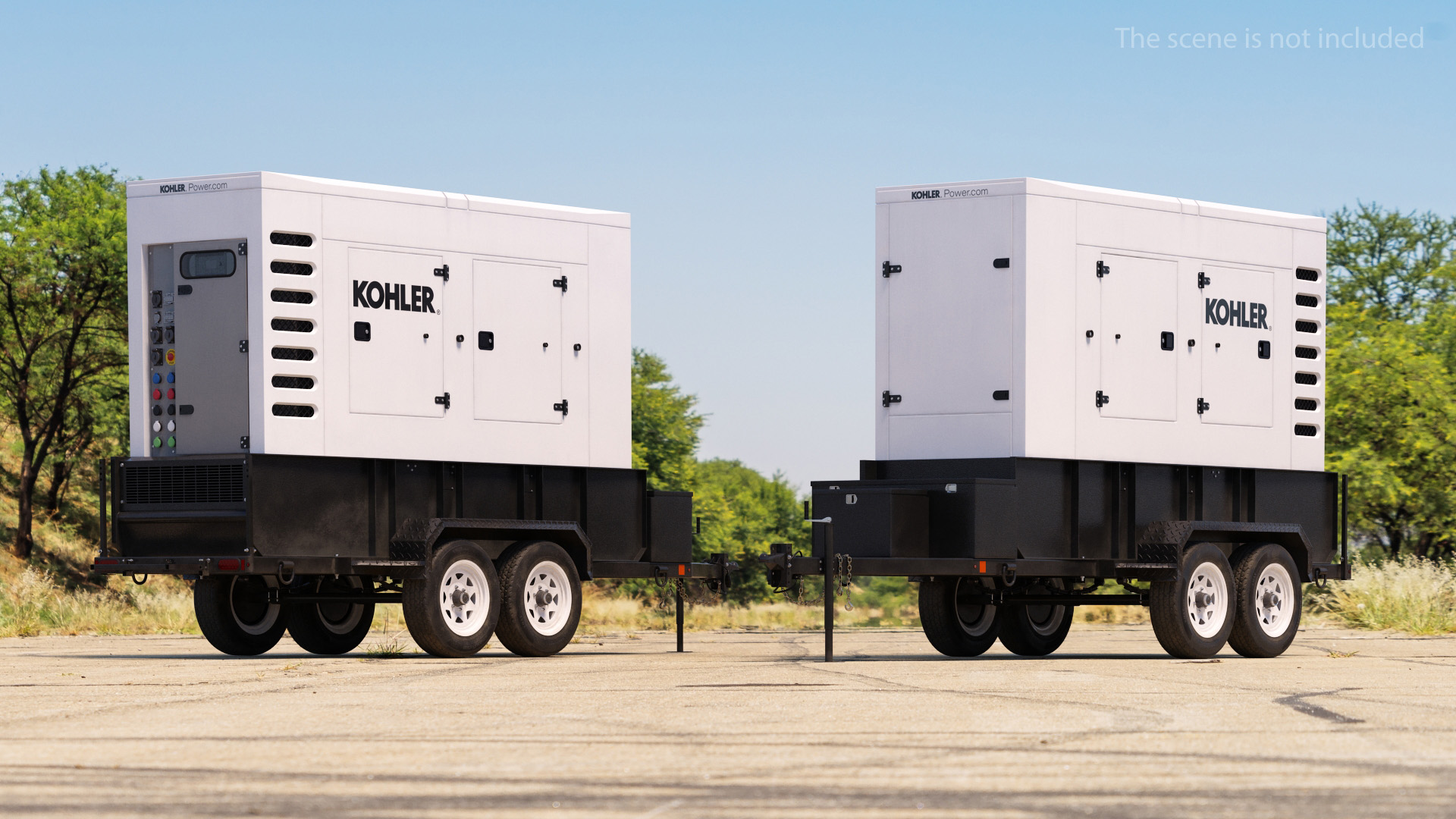 Kohler Big Mobile Generator 3D