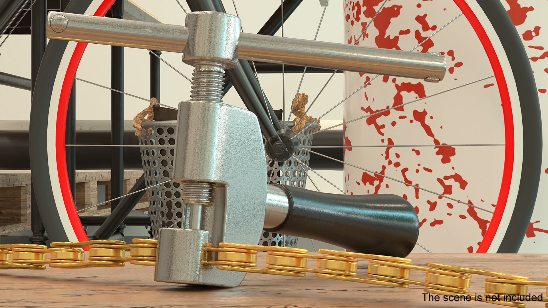 3D Bike Chain Breaker Tool model