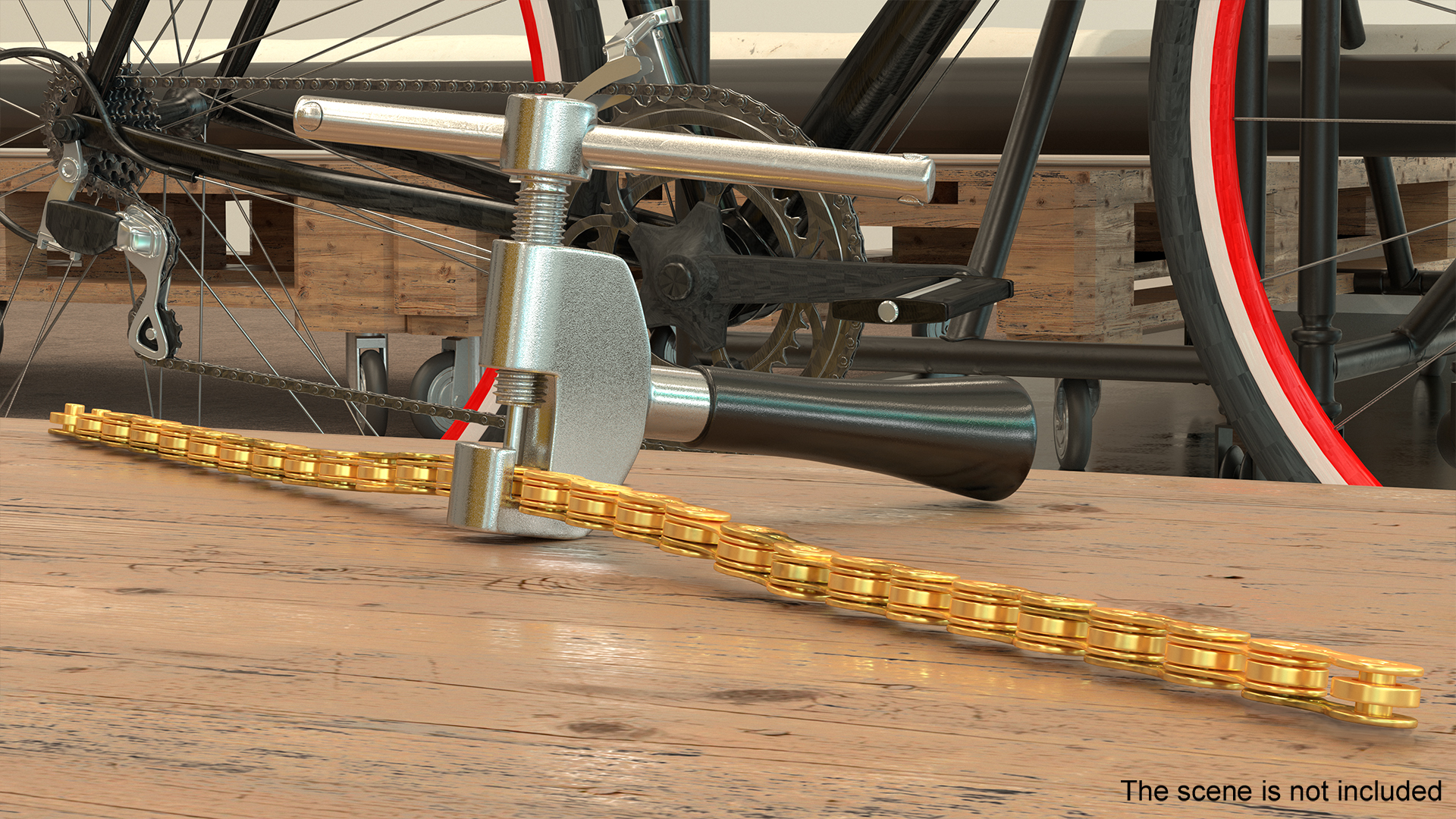 3D Bike Chain Breaker Tool model