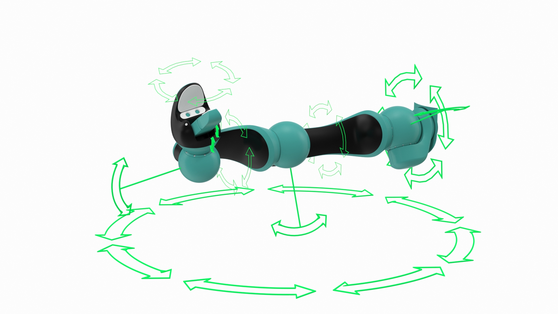 3D Robotic Arm Rigged model