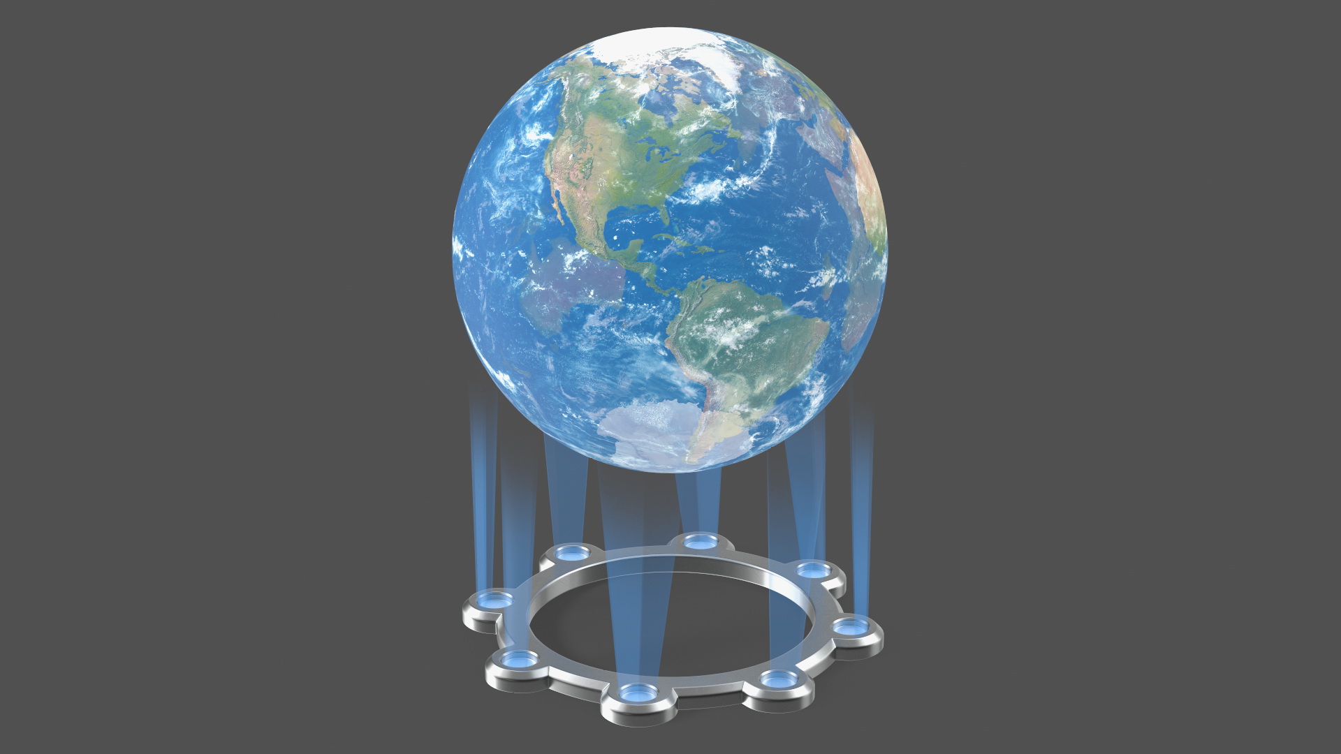 3D Planet Earth Hologram