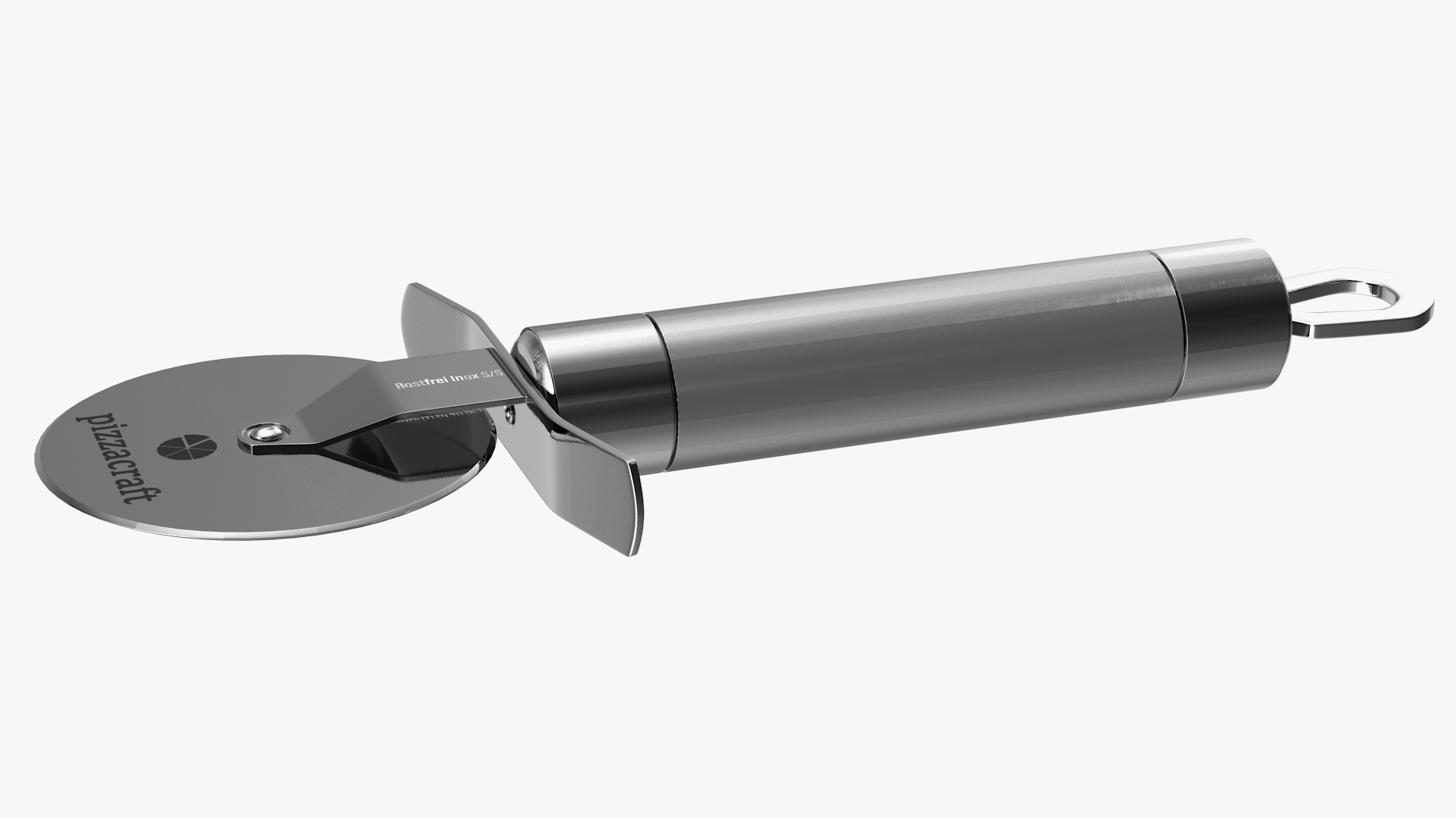 Rostfrei Rolling Pizza Cutter 3D model