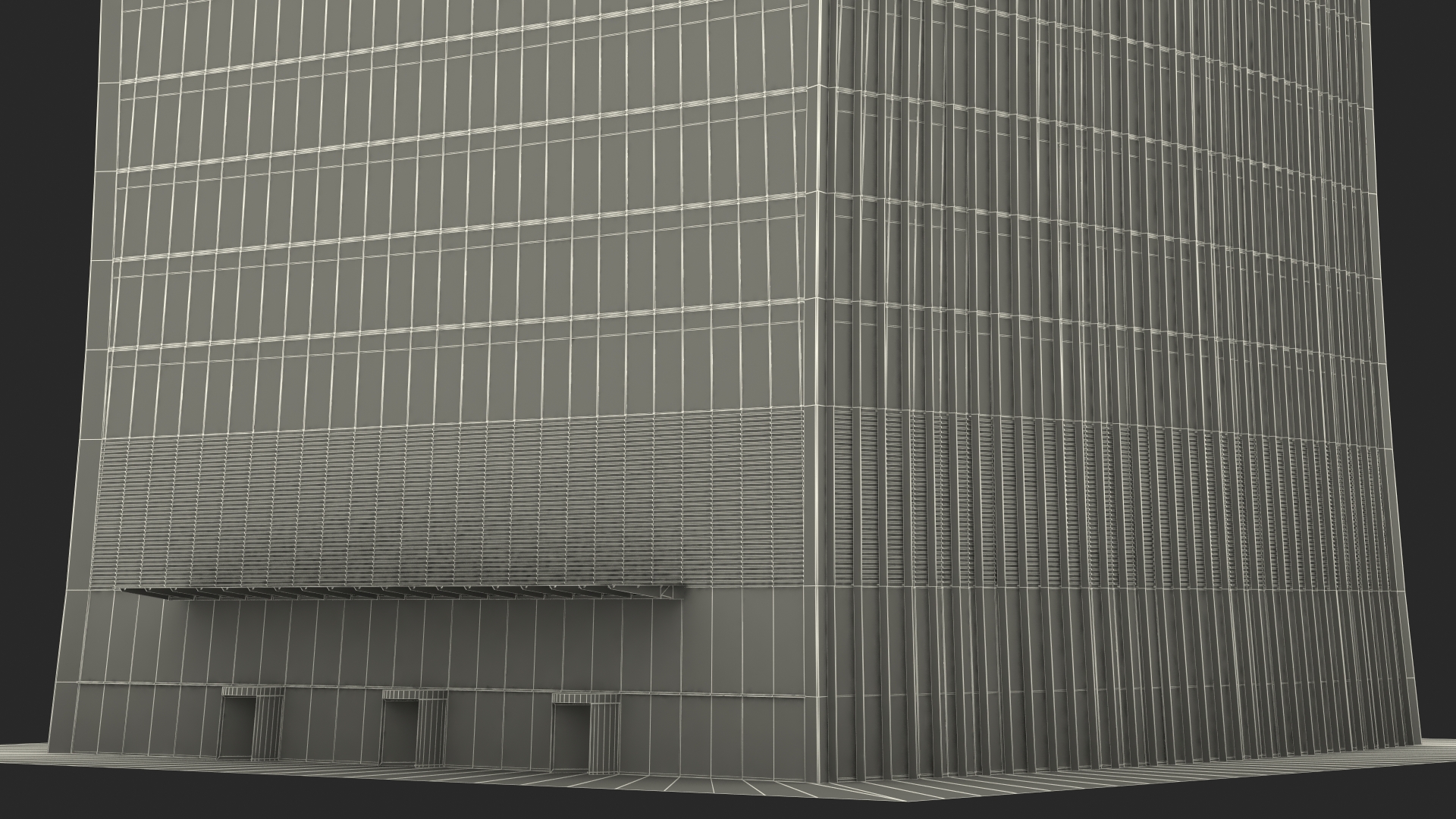 3D Commercial Skyscraper