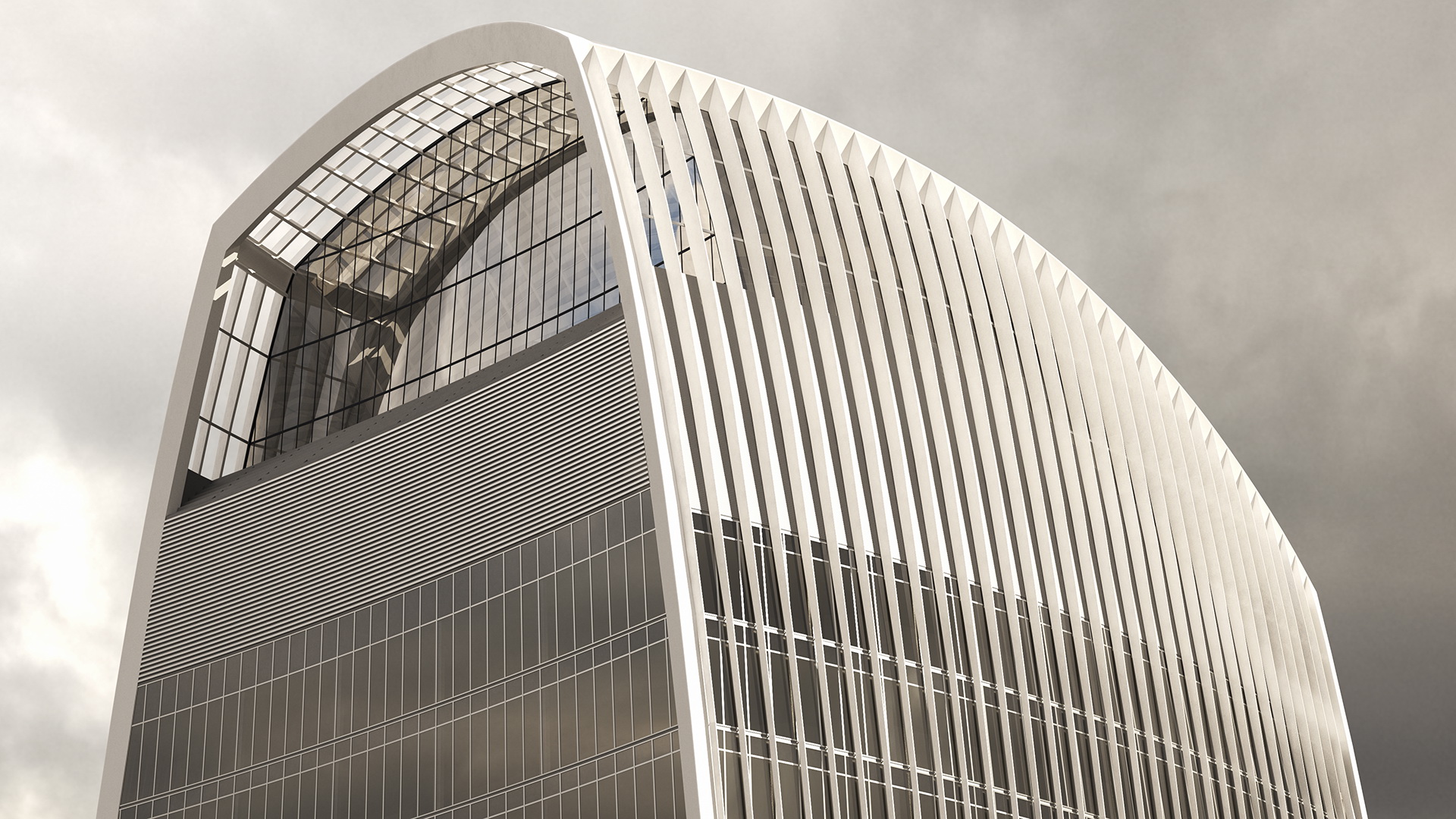 3D Commercial Skyscraper