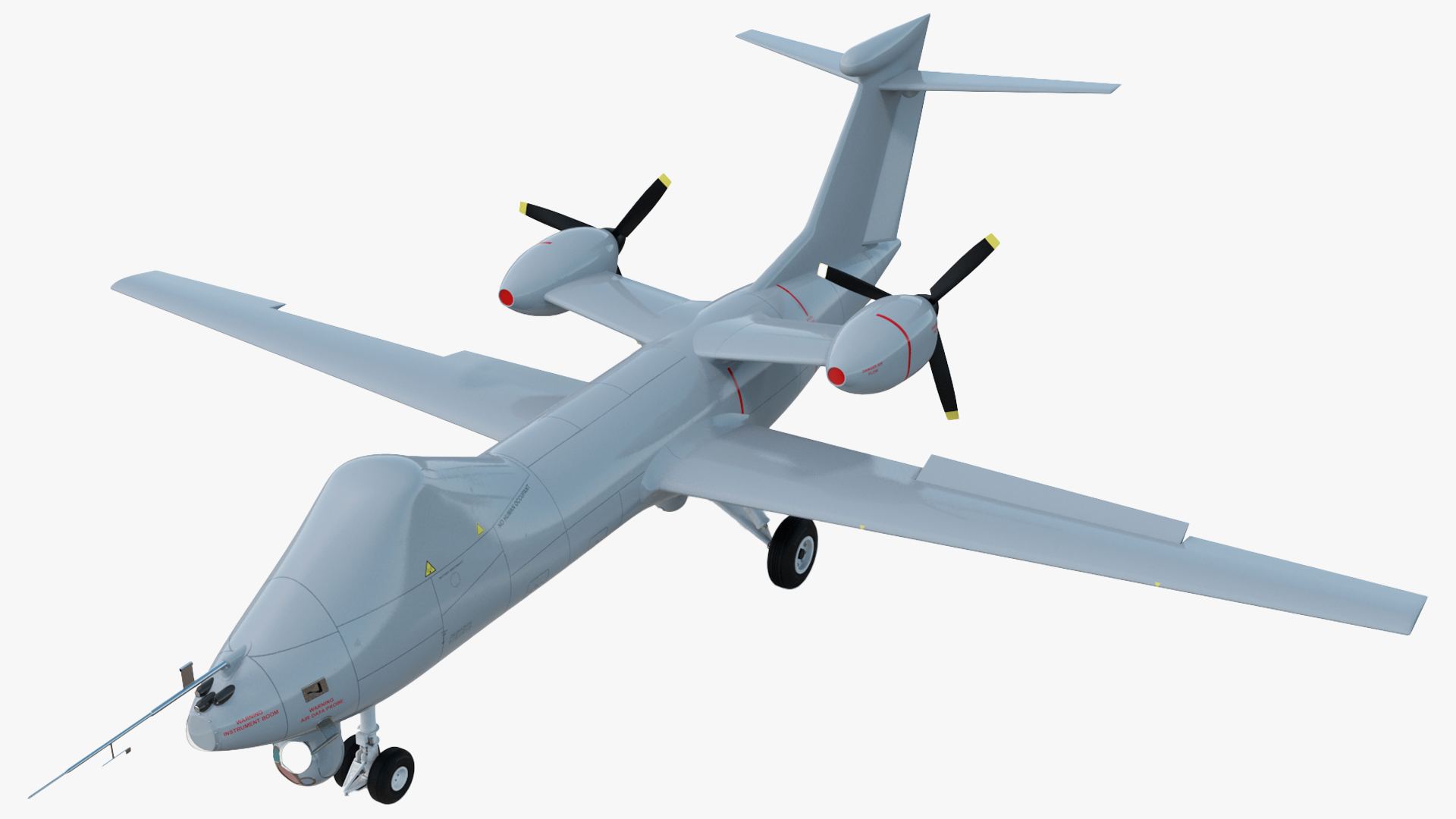 BAe Systems Mantis Unmanned Aircraft Rigged for Maya 3D
