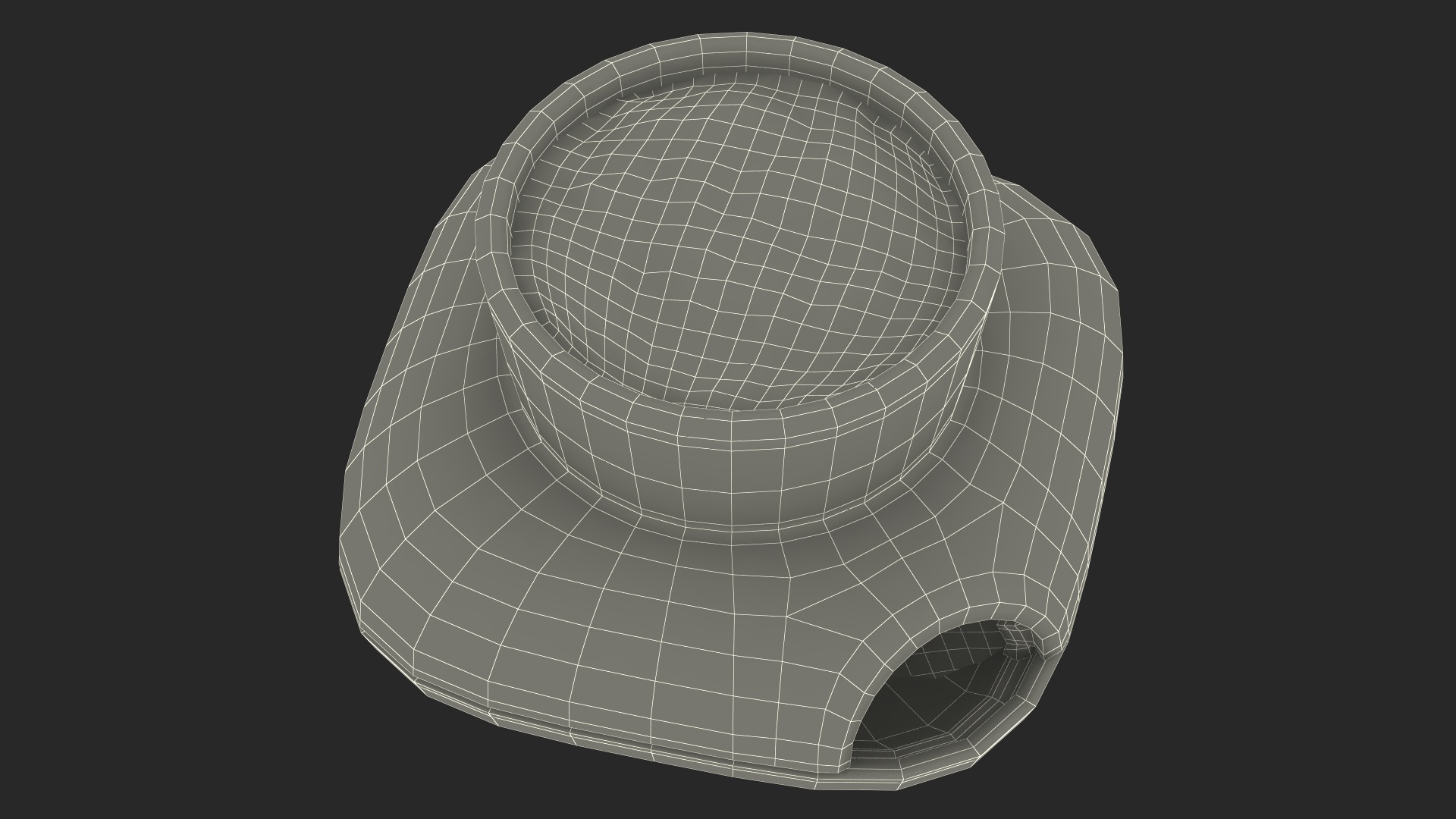 3D model Sagaform Single Herb Pot White