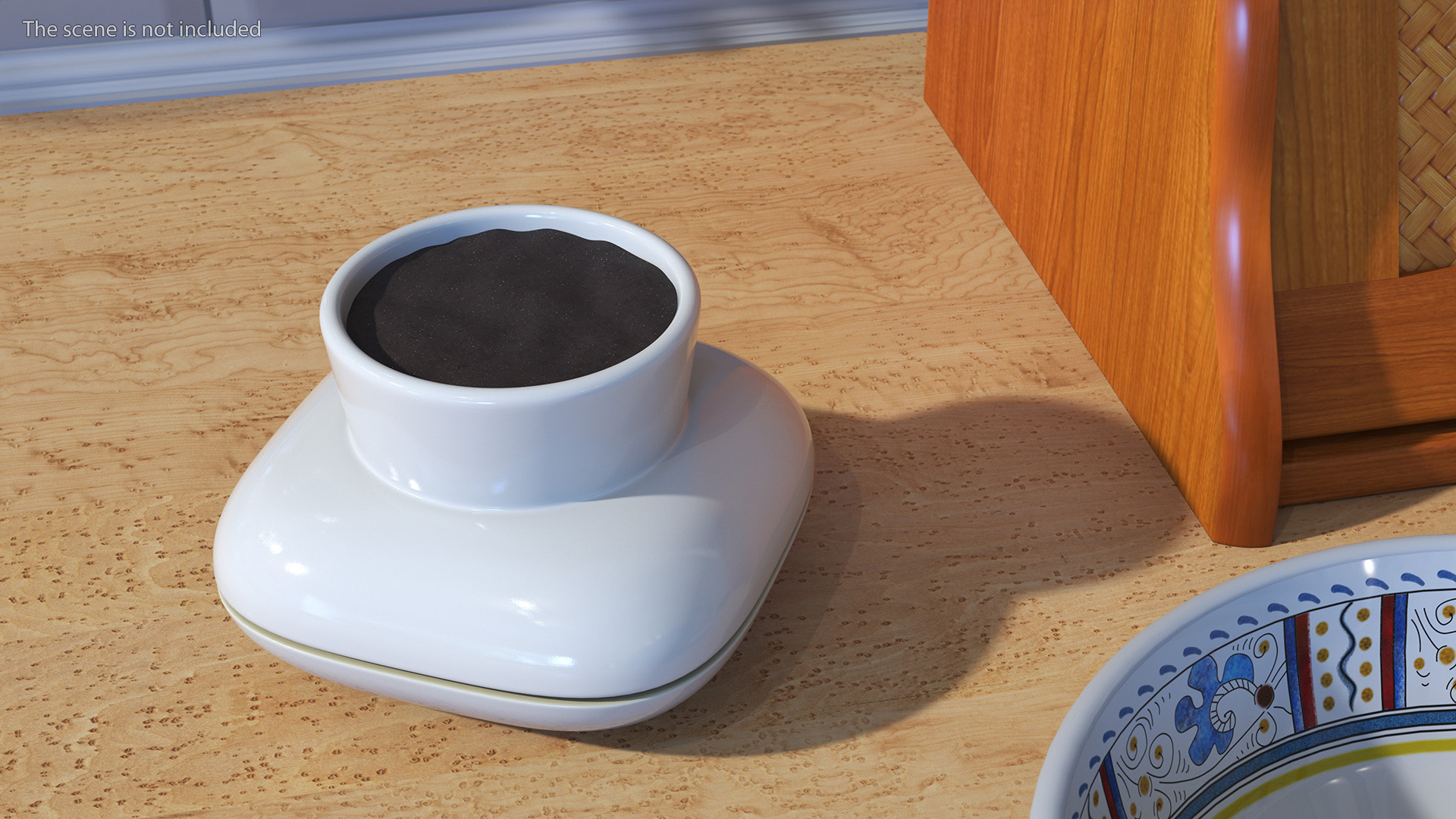 3D model Sagaform Single Herb Pot White