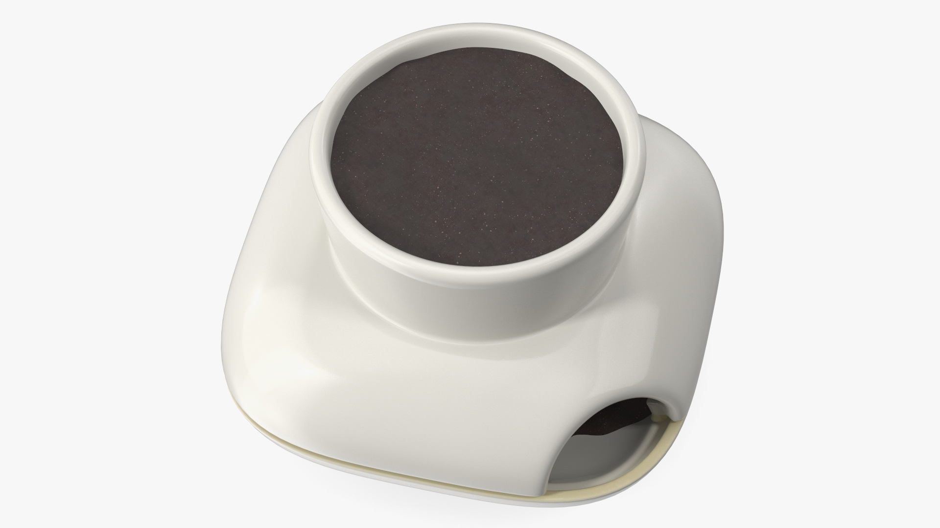 3D model Sagaform Single Herb Pot White