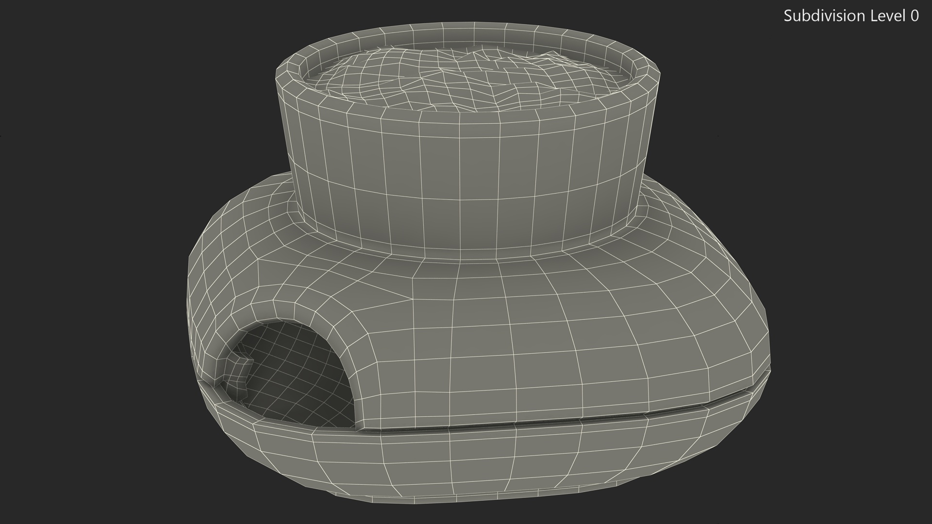 3D model Sagaform Single Herb Pot White