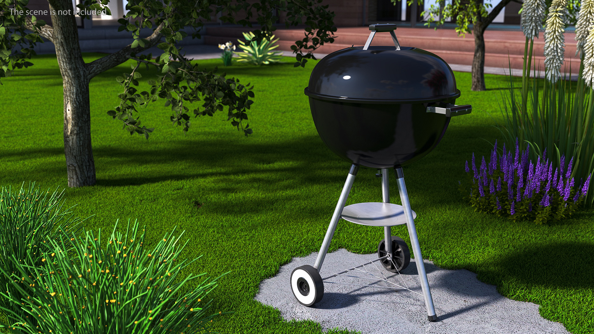 3D Charcoal Kettle Grill
