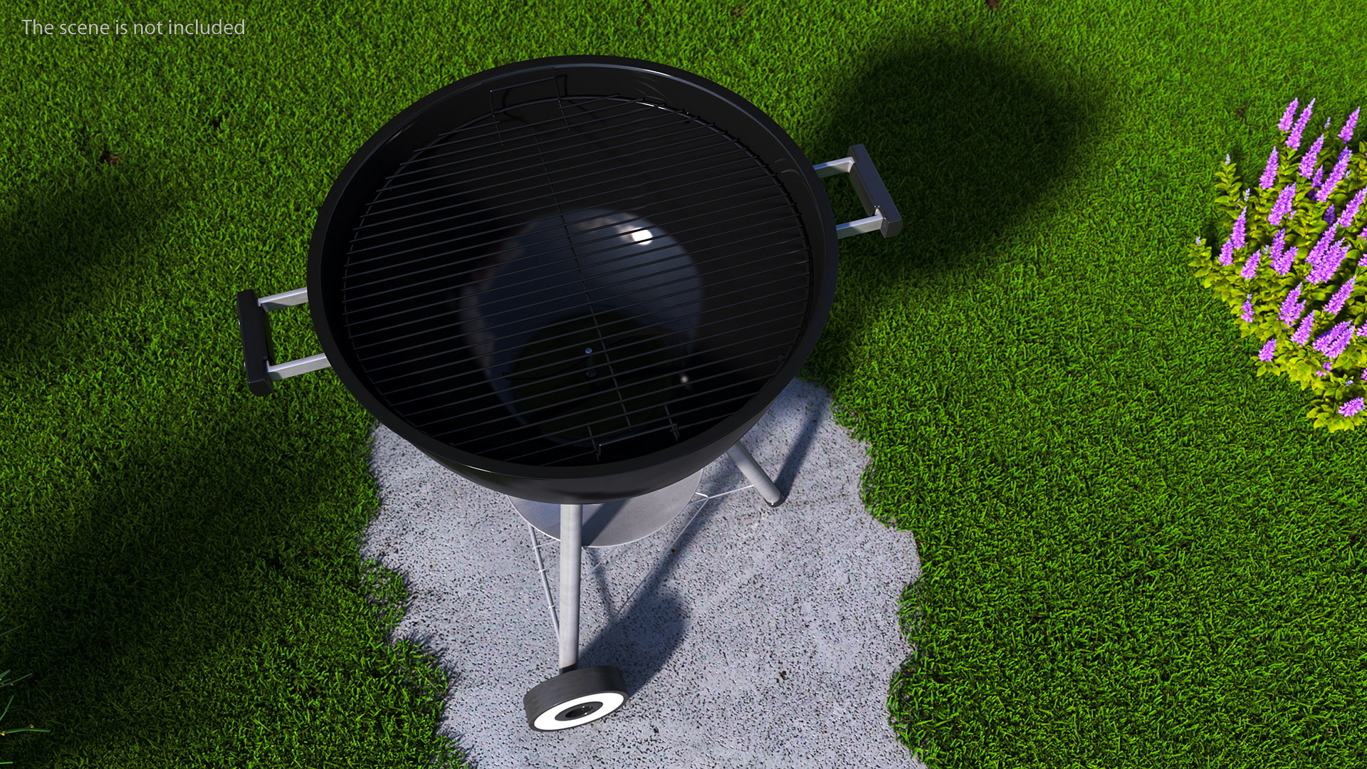 3D Charcoal Kettle Grill