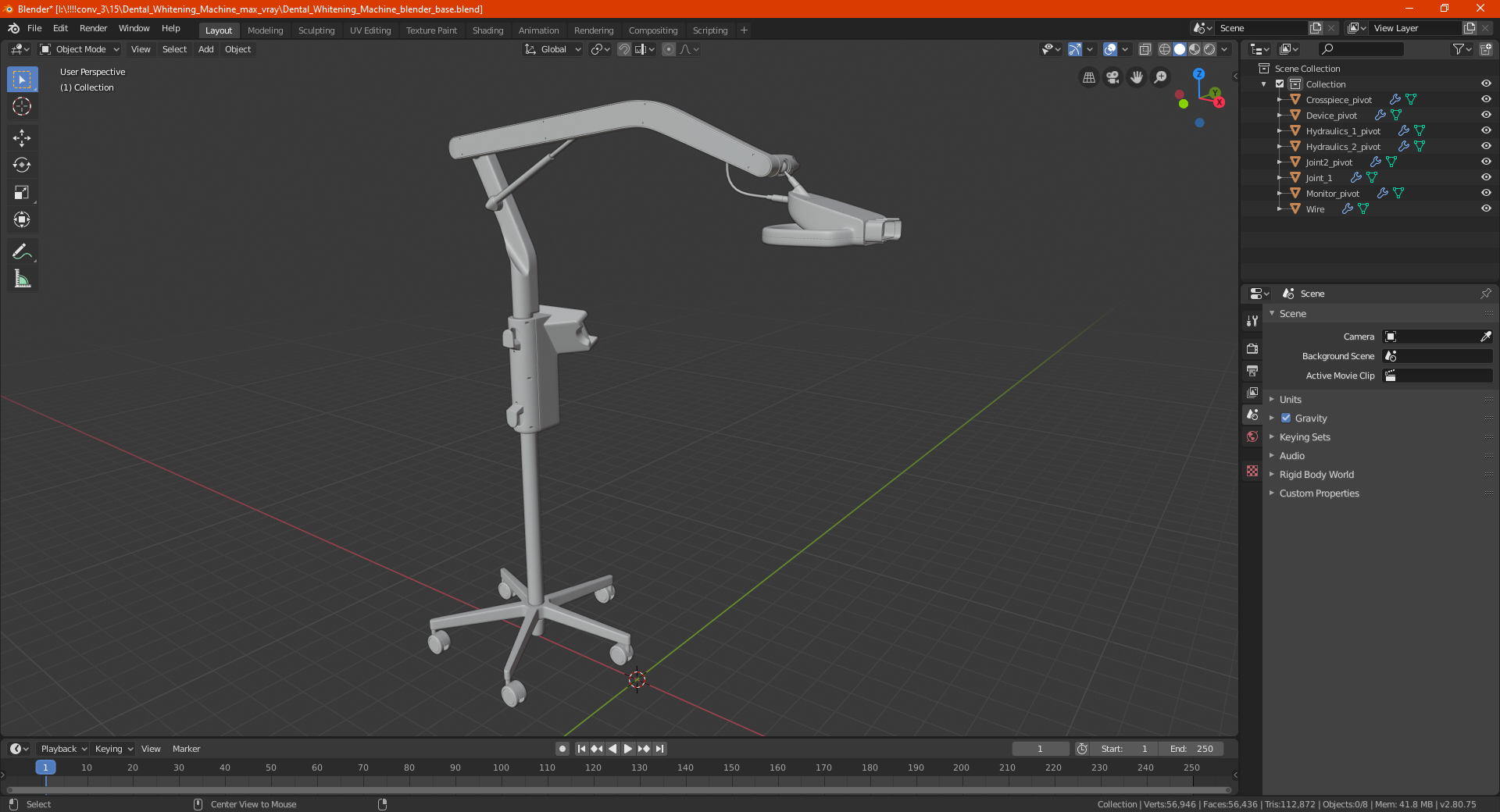 Dental Whitening Machine 3D model