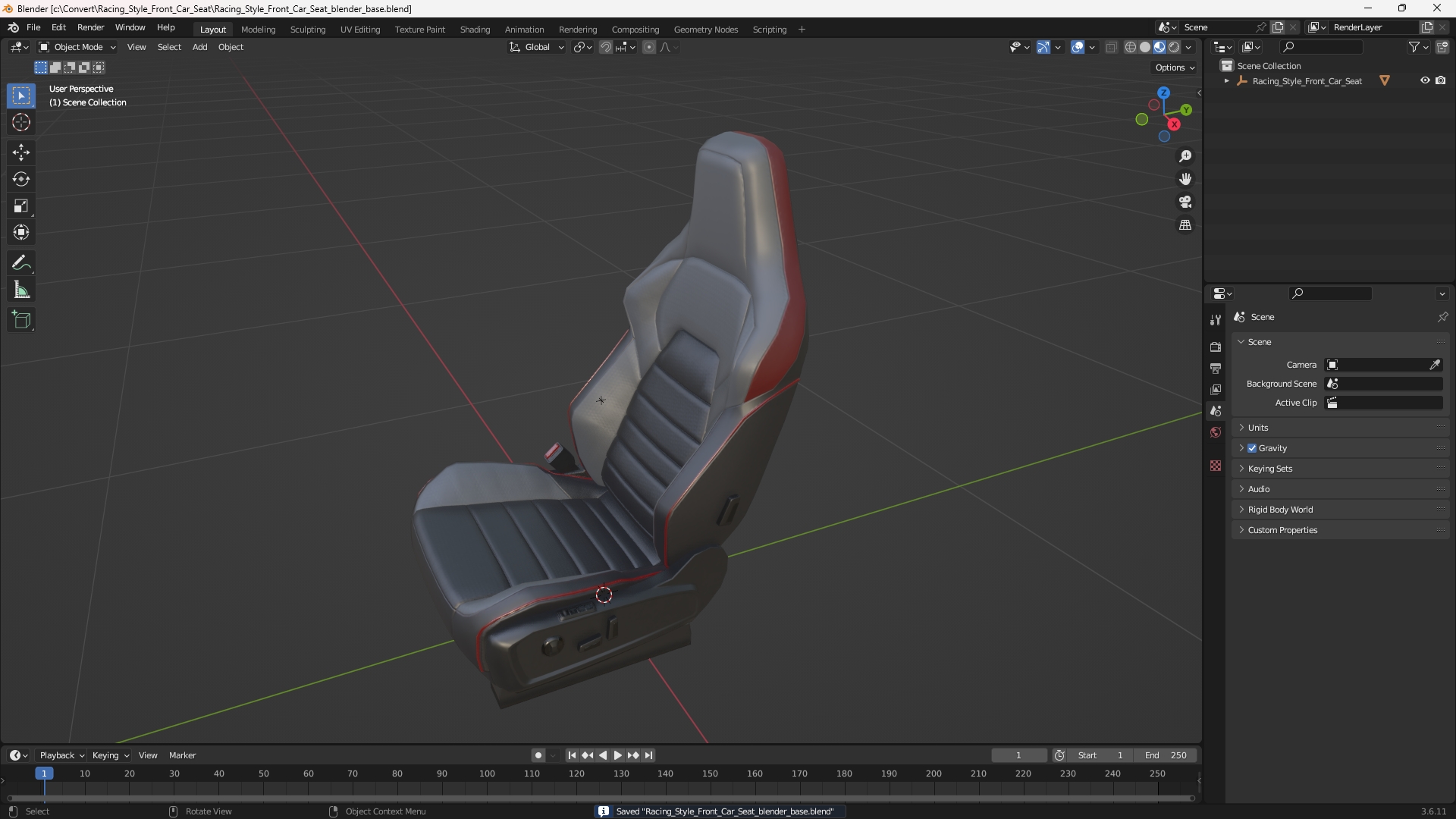 Racing Style Front Car Seat - view 10