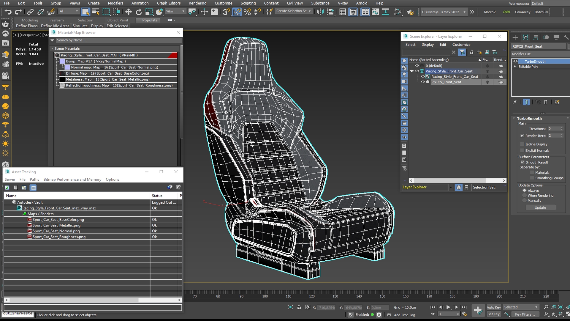 Racing Style Front Car Seat - view 9