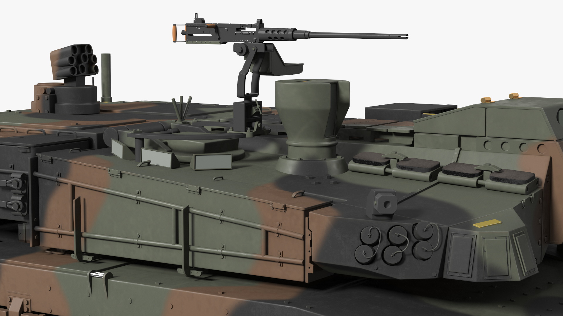 3D Korean K2 Tank Camouflage Color Rigged model