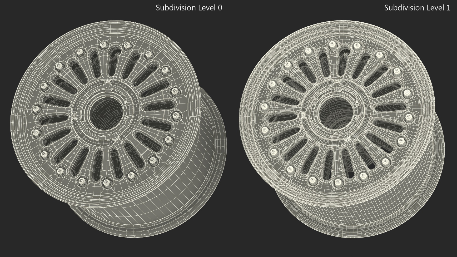 Boeing 737 Aircraft Wheel Rim Disk 3D model