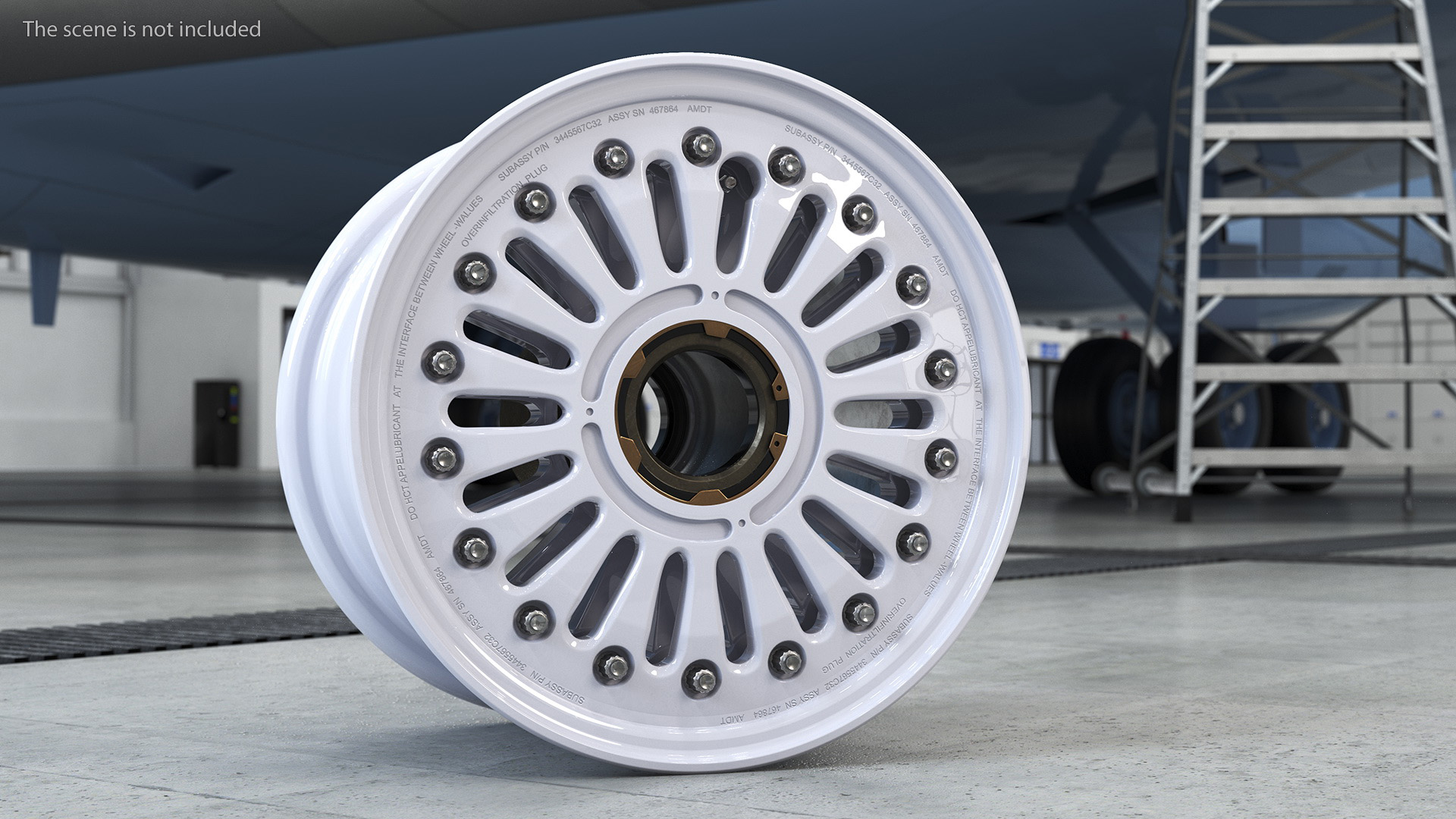 Boeing 737 Aircraft Wheel Rim Disk 3D model