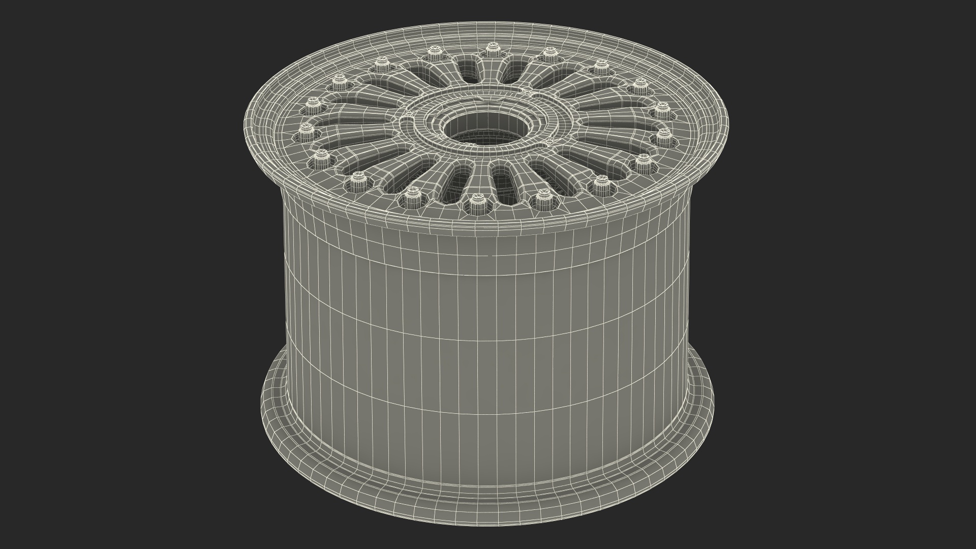 Boeing 737 Aircraft Wheel Rim Disk 3D model