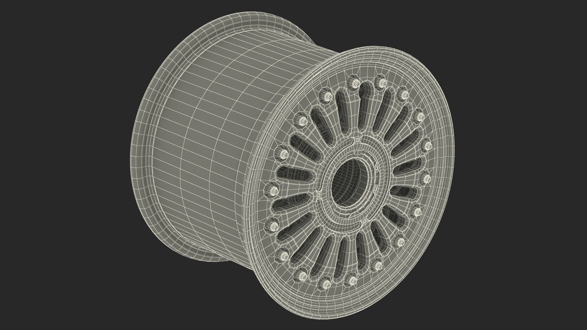 Boeing 737 Aircraft Wheel Rim Disk 3D model